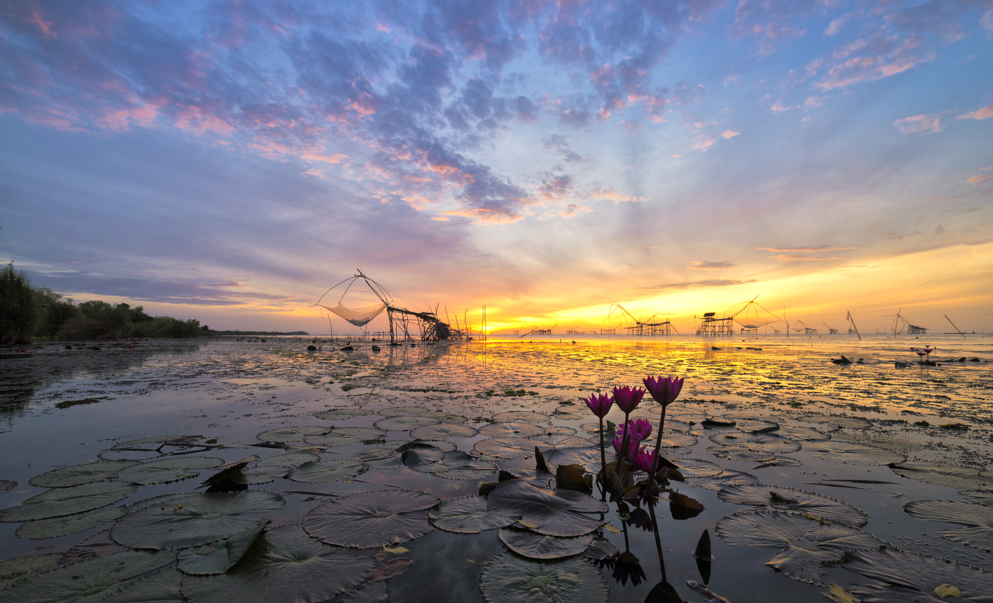 Tamron SP 15-30mm F2.8 Di VC USD sample photo. Sunrise at pakpra, phatthalung ,thailand photography