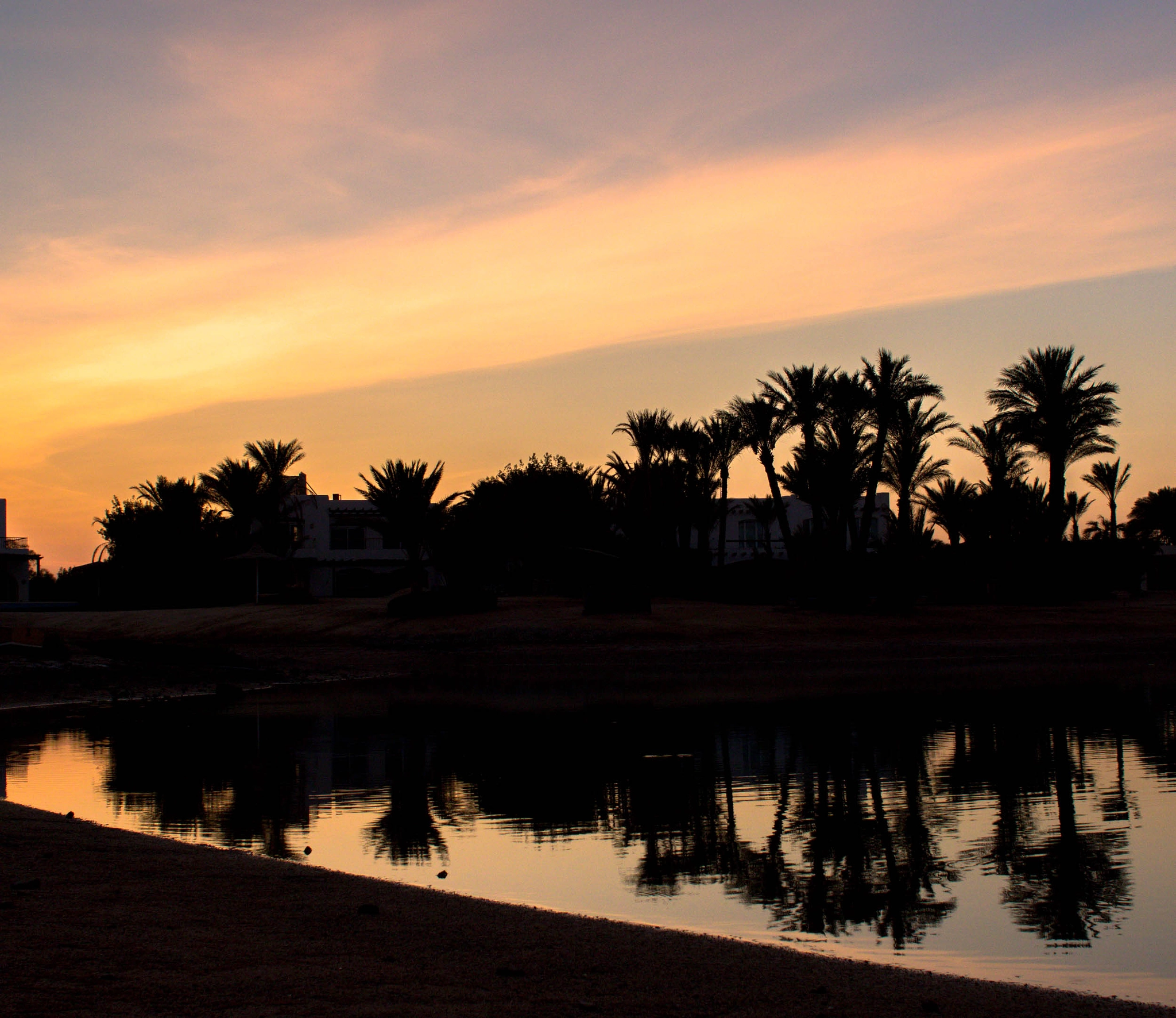 Canon EF 28mm F2.8 IS USM sample photo. Sunset reflections photography