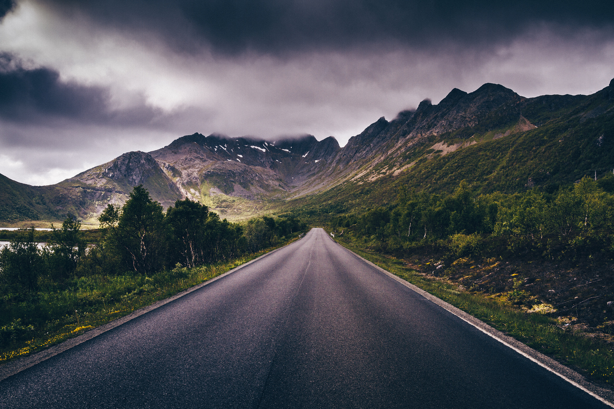 Sigma 18-35mm f/1.8 DC HSM sample photo. The road to the mountain photography