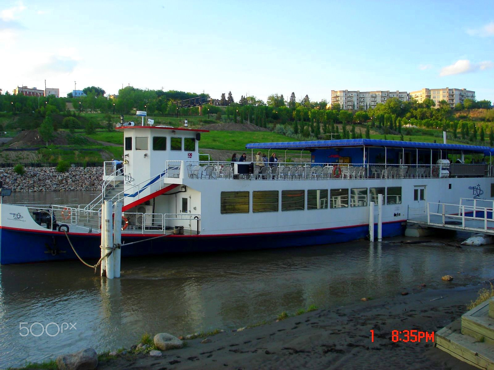 Sony DSC-W5 sample photo. Edmonton queen riverboat photography