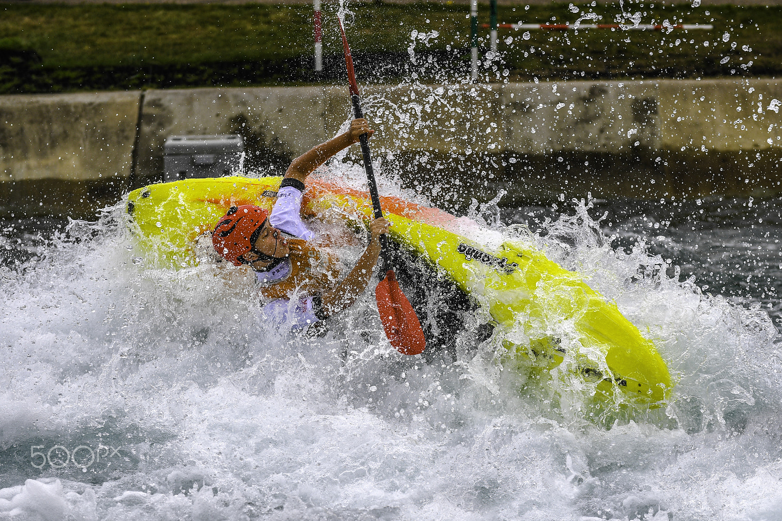 Nikon D5 sample photo. White water capsize photography