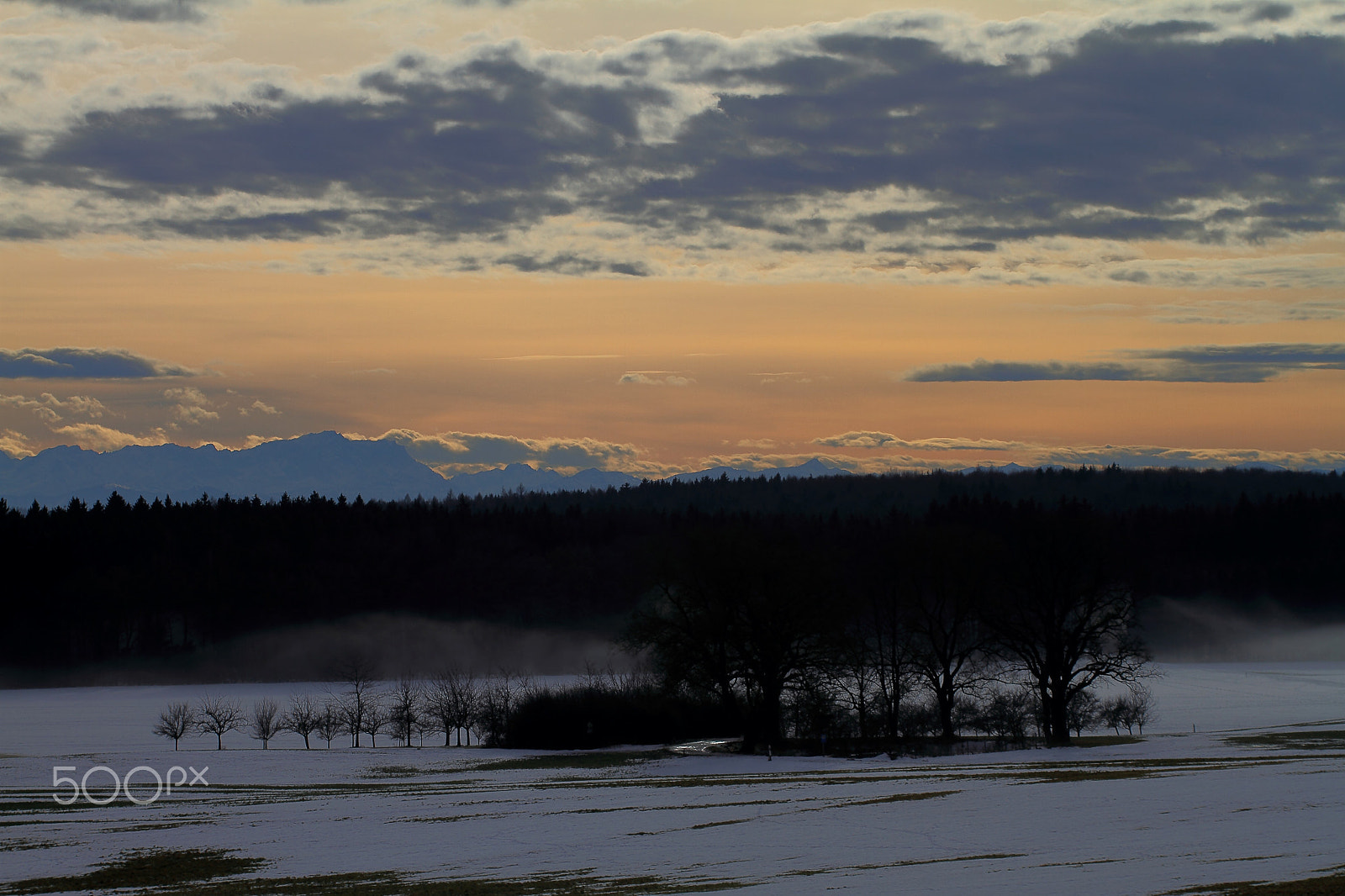 Canon EF 80-200mm F4.5-5.6 II sample photo. Winter in bavaria photography