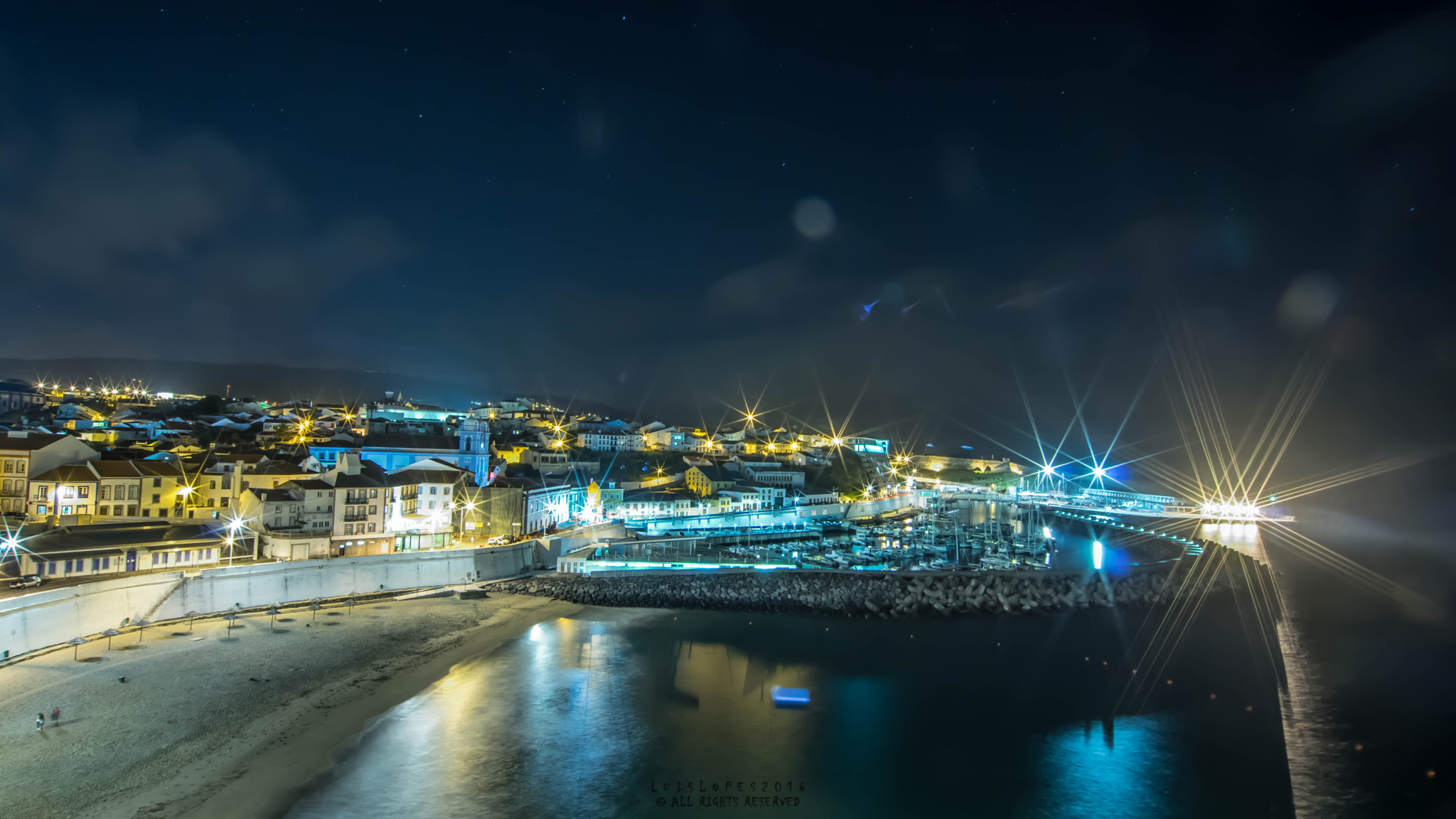 Pentax K-3 sample photo. Angra by night photography