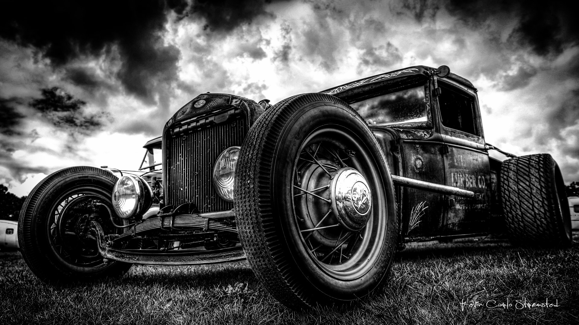 Canon EF 24-70mm F4L IS USM sample photo. Rat rod photography