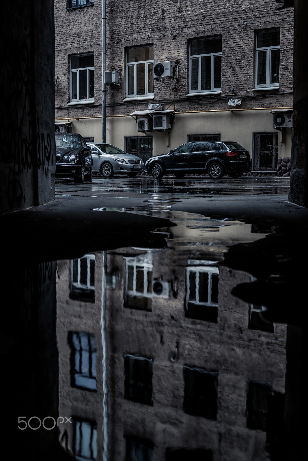 Sony a7R II + Sony 50mm F1.4 sample photo. Rainy streets 2 photography