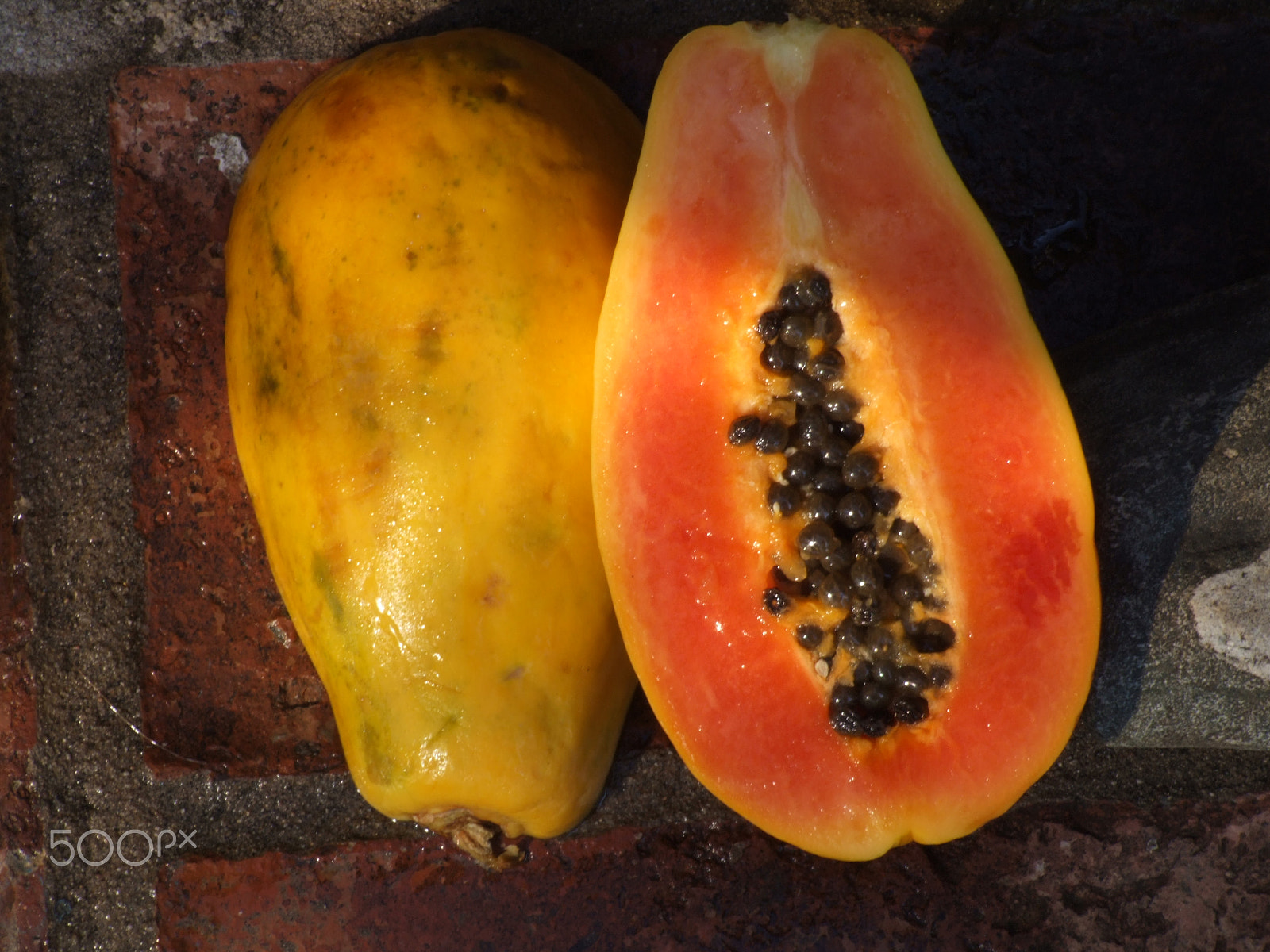 Fujifilm FinePix S9000 sample photo. Papaya fruto photography