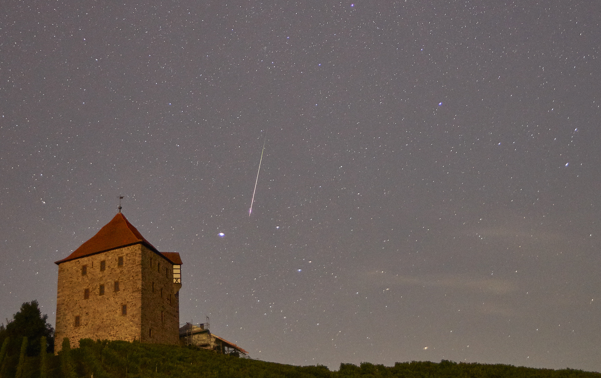 Phase One IQ150 sample photo. Perseids meteor photography