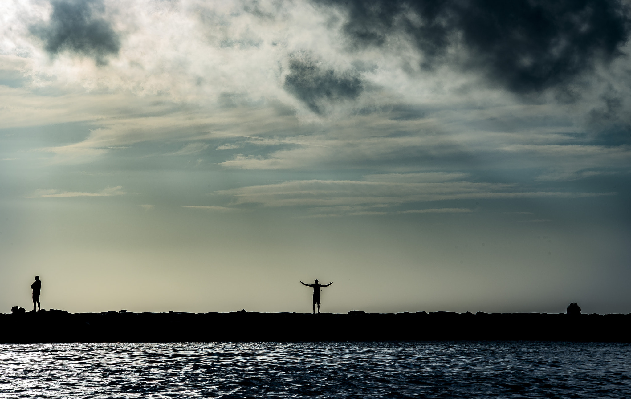 Sigma 150-500mm F5-6.3 DG OS HSM sample photo. Man vs sky photography