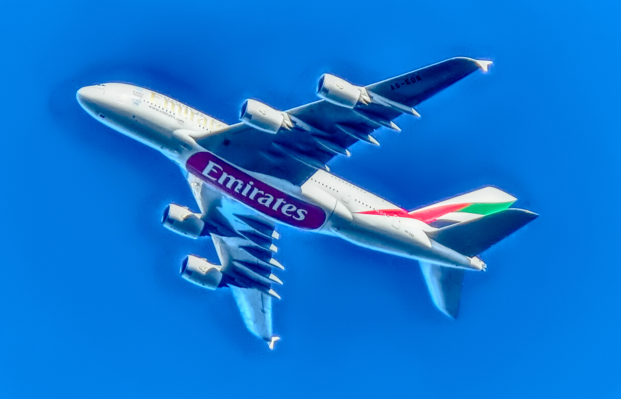 CASIO EX-ZR500 sample photo. Emirates in the air photography