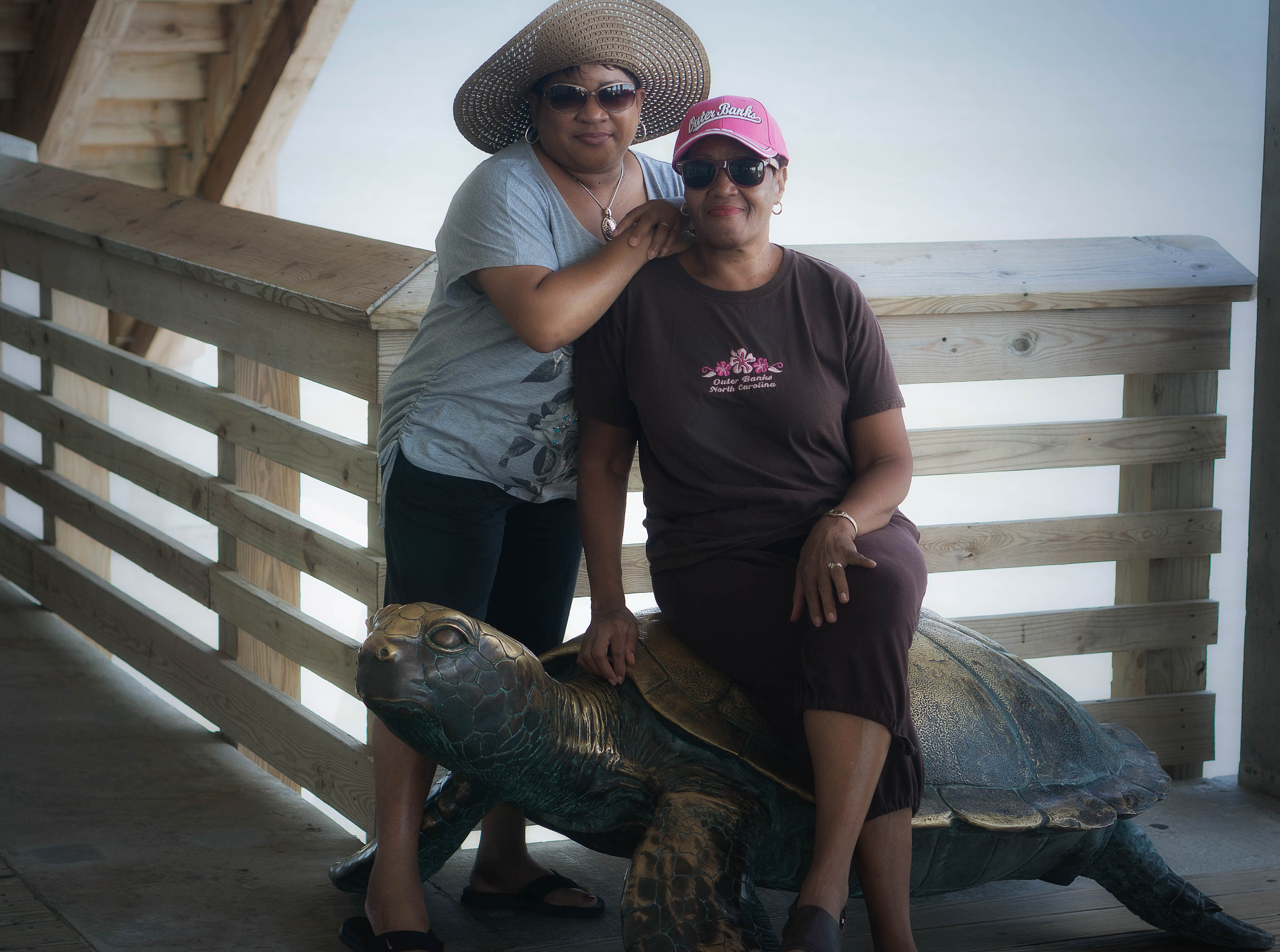 Sony Alpha NEX-6 + E 50mm F1.8 OSS sample photo. Bernice and regina pier portrait (of ) photography