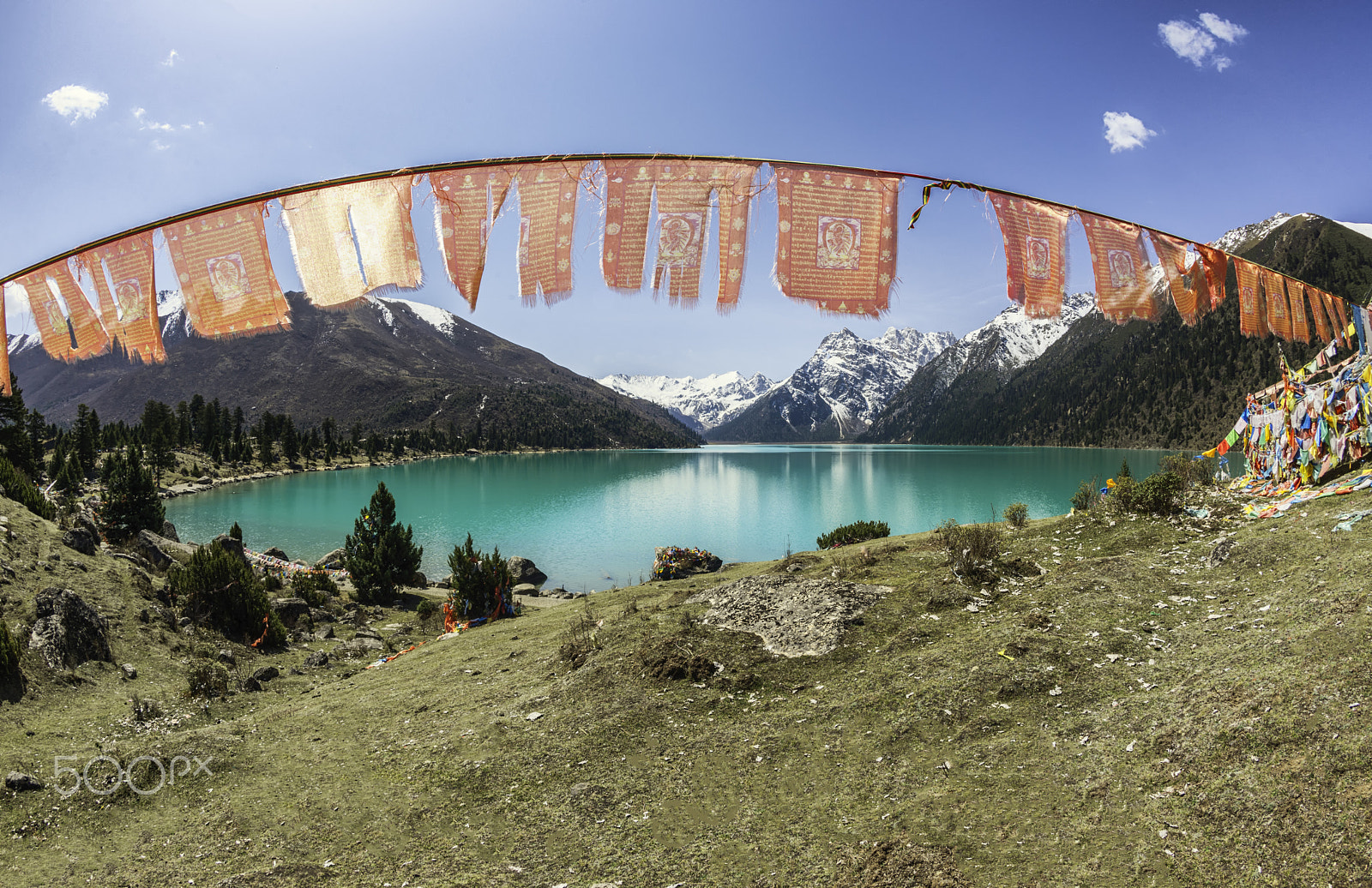 Nikon D600 + Nikon AF Fisheye-Nikkor 16mm F2.8D sample photo. Fairy land in tibet photography