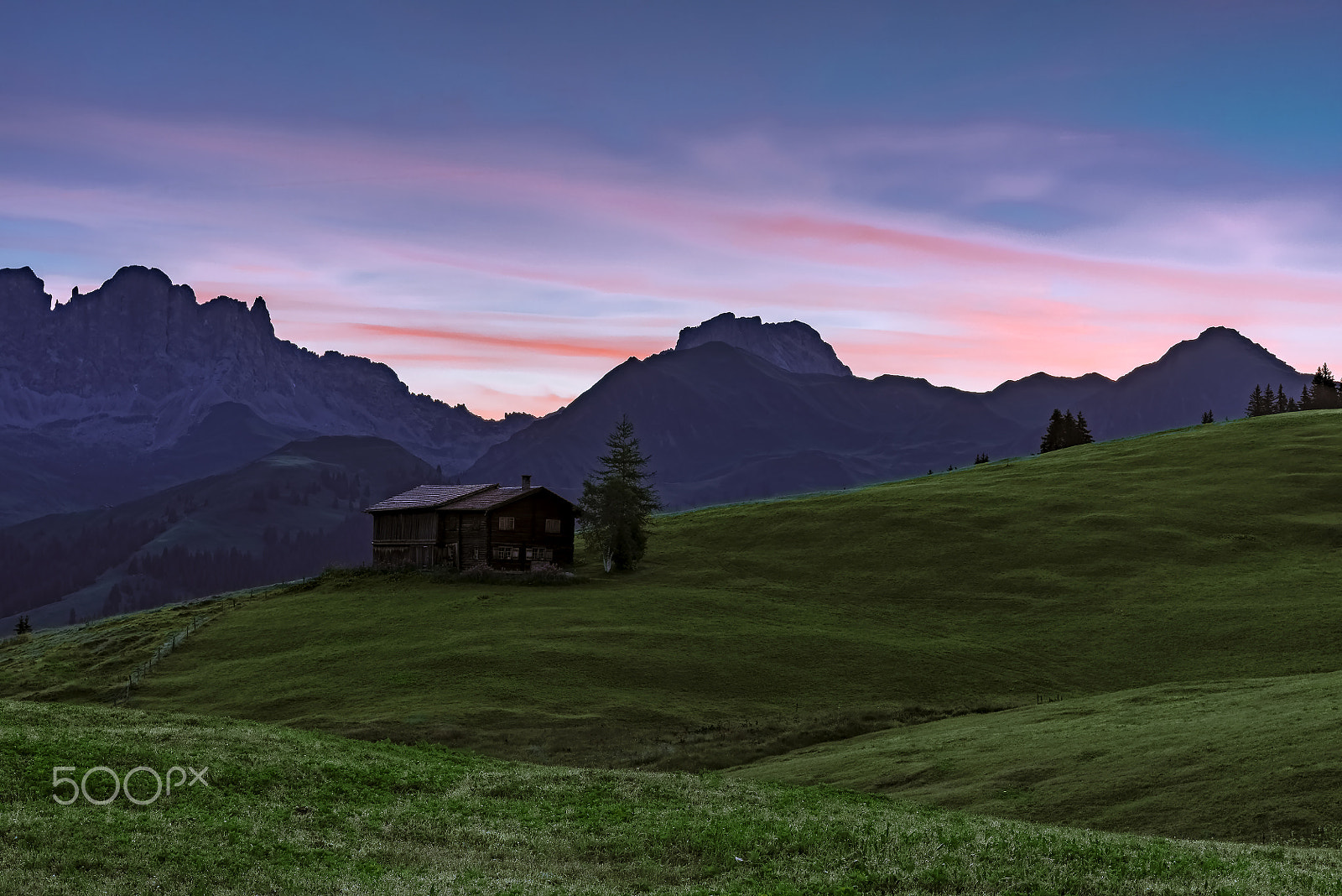 Nikon D810 + Nikon AF-S Nikkor 58mm F1.4G sample photo. Sunrise at "prättigau" photography