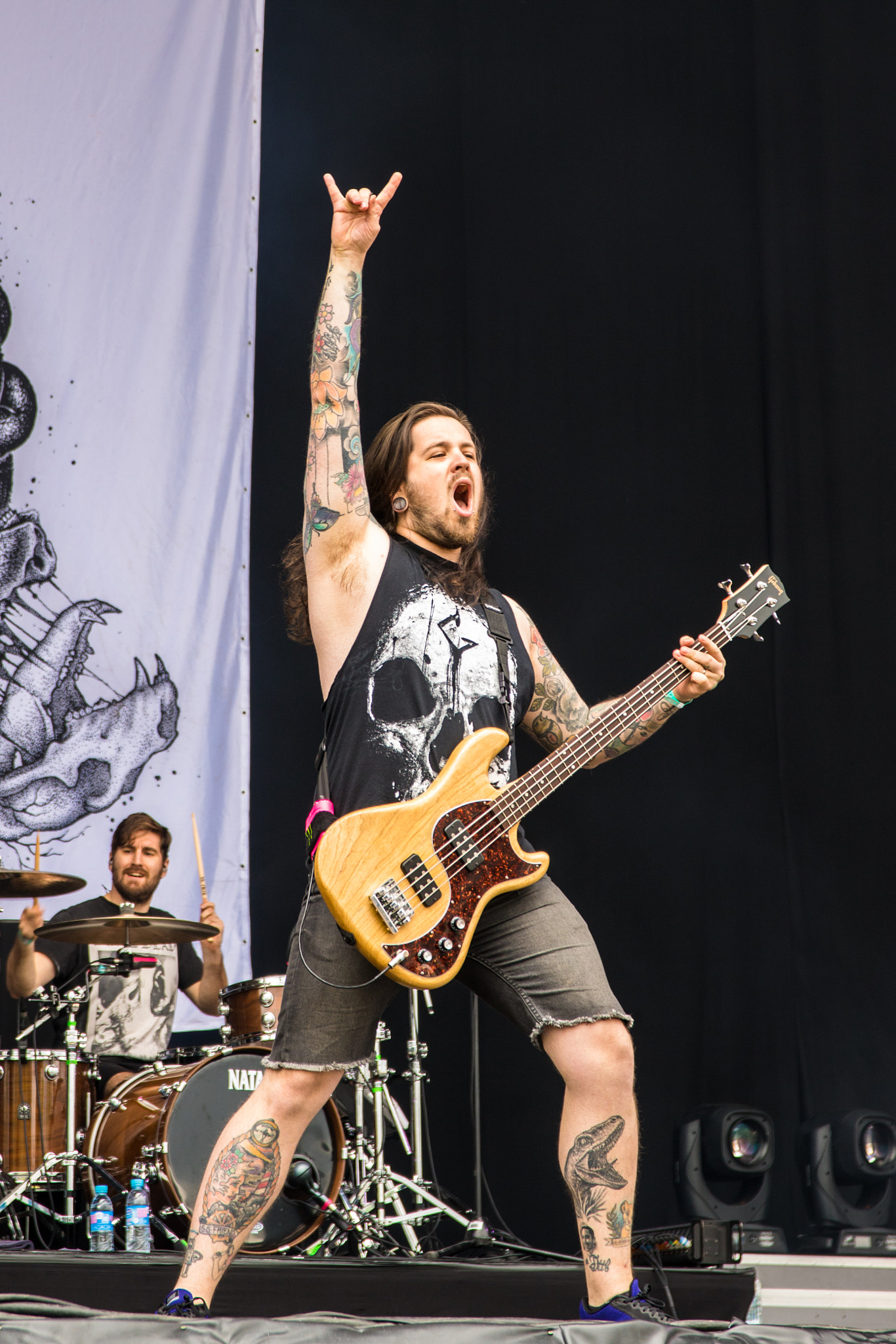 Sigma 17-70mm F2.8-4 DC Macro OS HSM sample photo. Bury tomorrow, hellfest 2016 photography