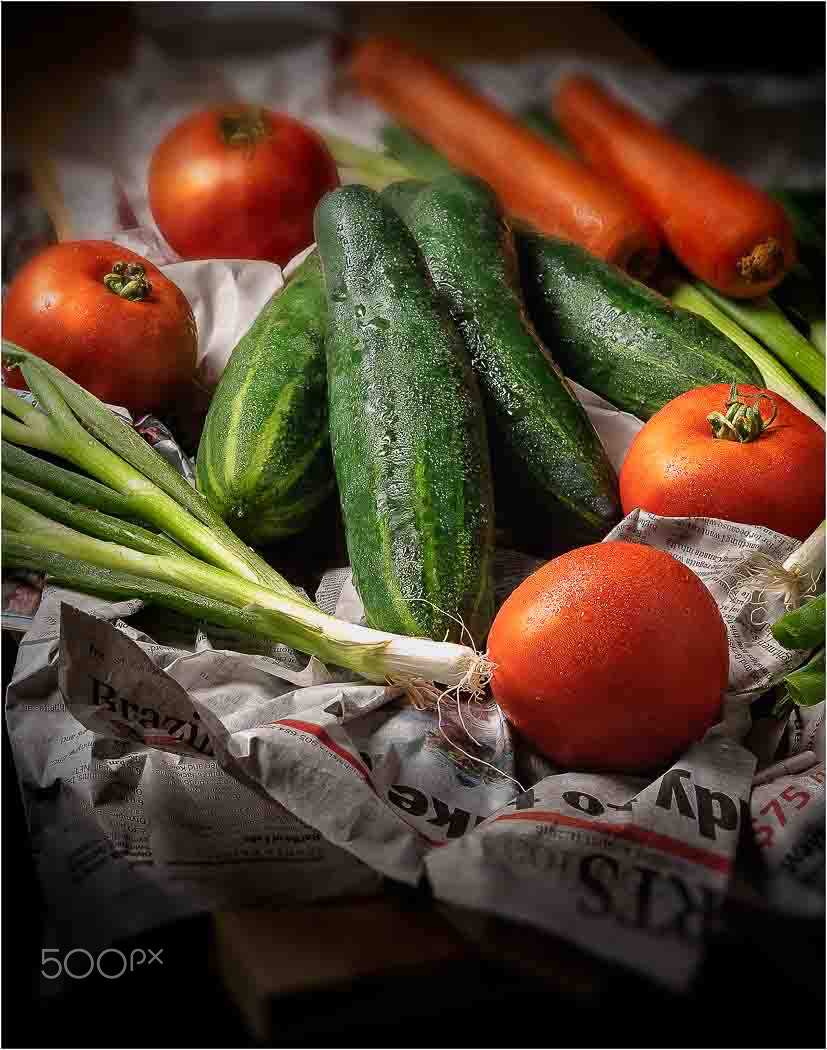 Nikon D200 + Nikon AF Micro-Nikkor 60mm F2.8D sample photo. Veggies photography