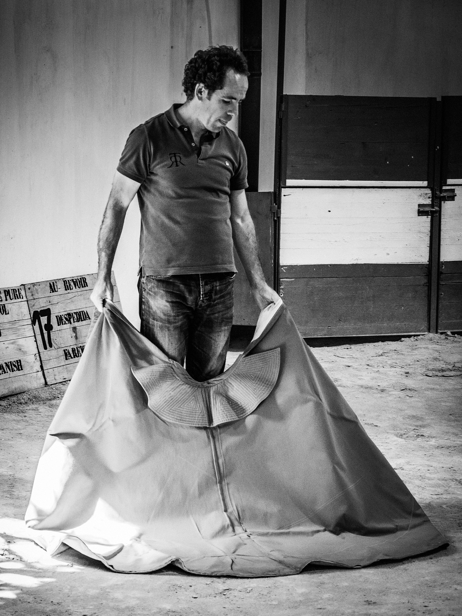 Olympus OM-D E-M1 sample photo. Bullfighter practising in ronda photography