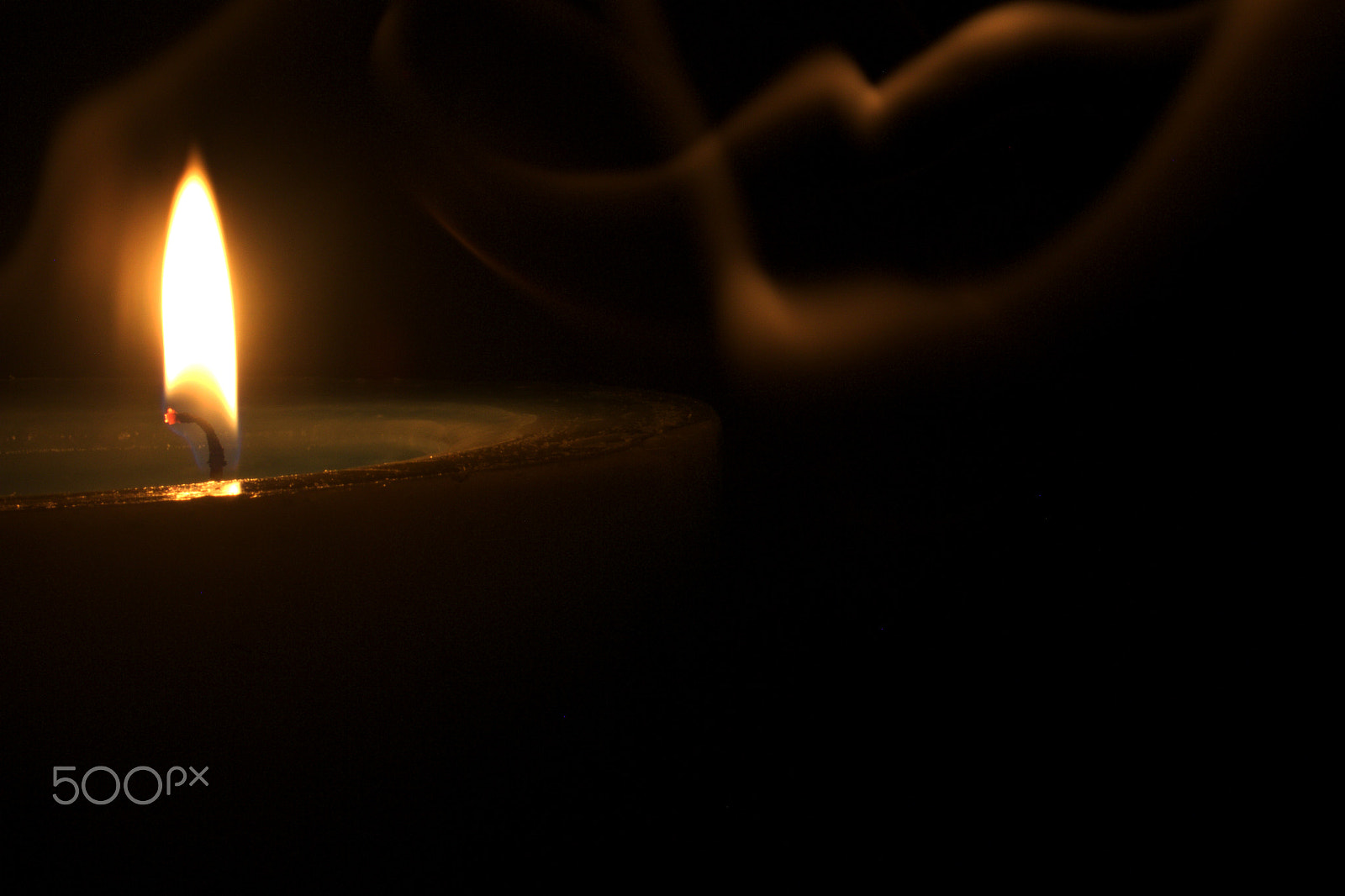 Canon EF 22-55mm f/4-5.6 USM sample photo. Candle photography