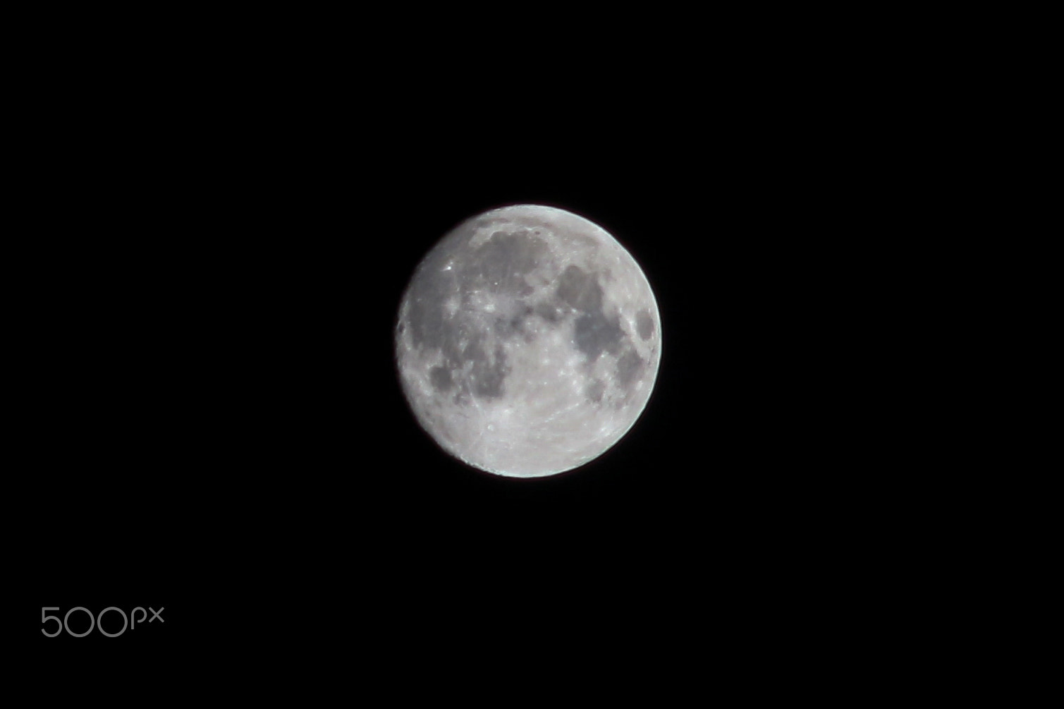 Canon EF 70-210mm f/4 sample photo. Full moon photography