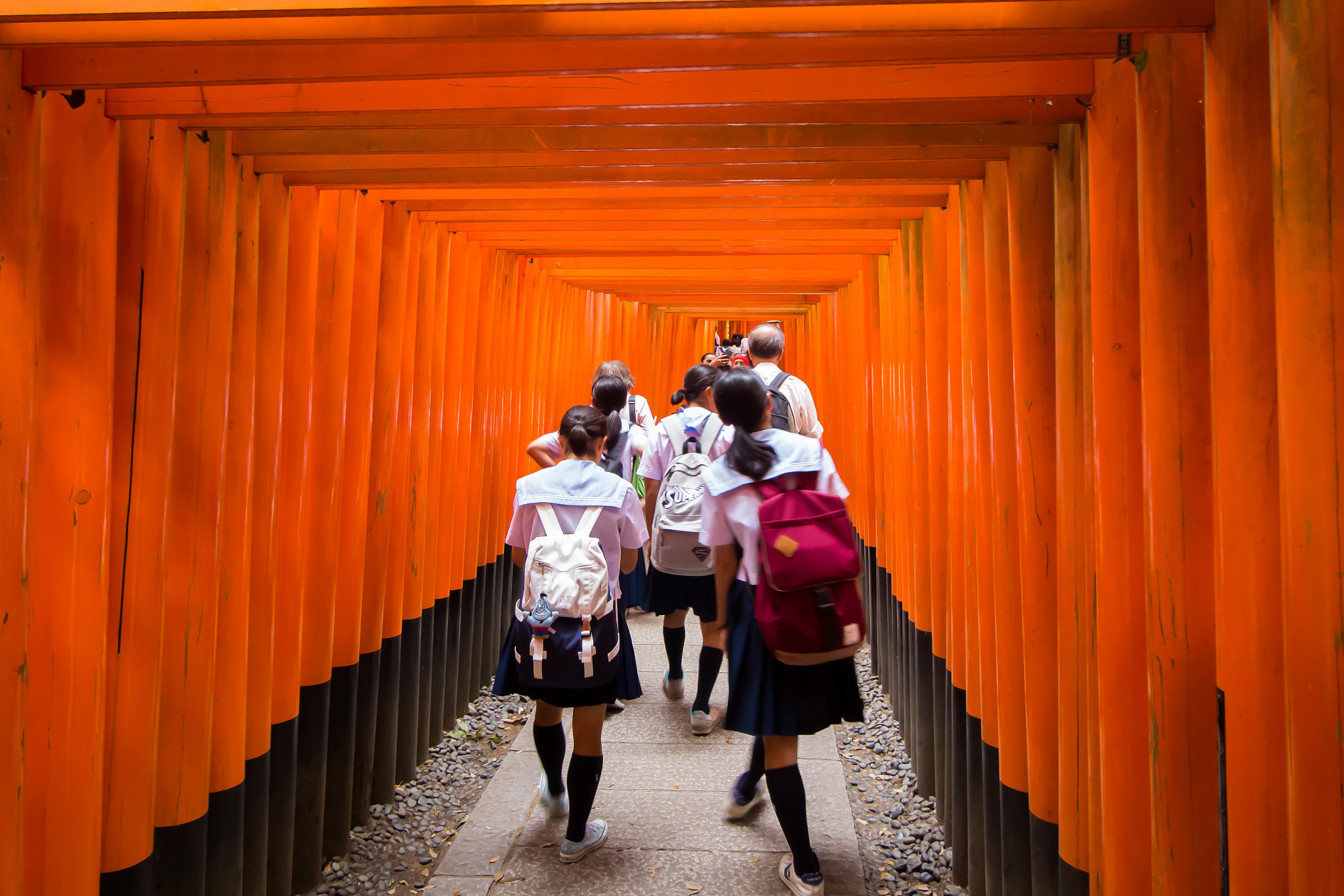 Canon EOS 700D (EOS Rebel T5i / EOS Kiss X7i) sample photo. Fushimi inari shrine. photography