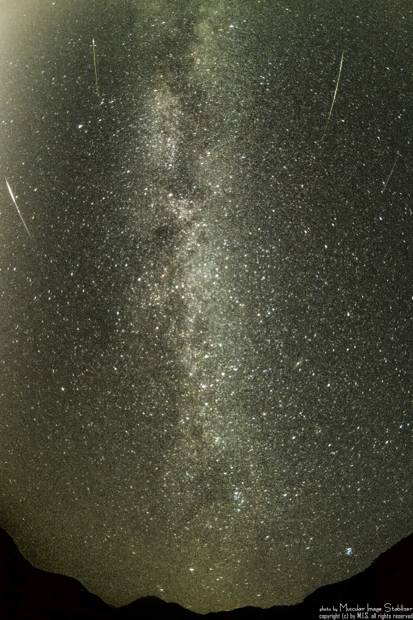 Samsung NX 10mm F3.5 Fisheye sample photo. The perseid meteor shower photography