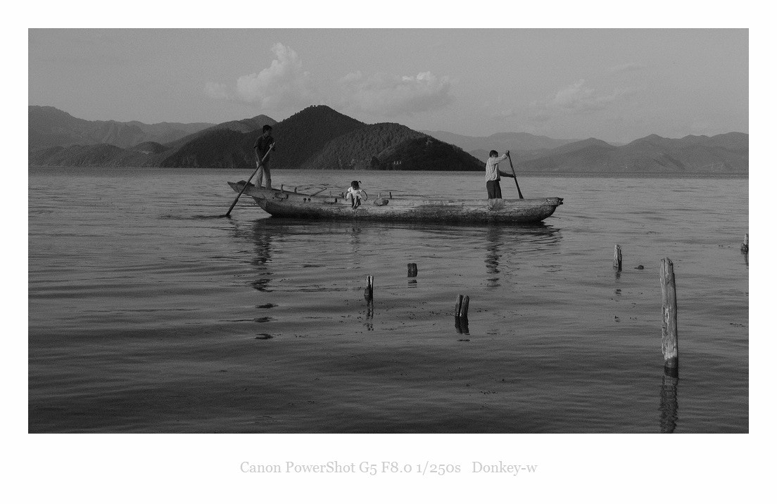 Canon POWERSHOT G5 sample photo. Lugu lake photography