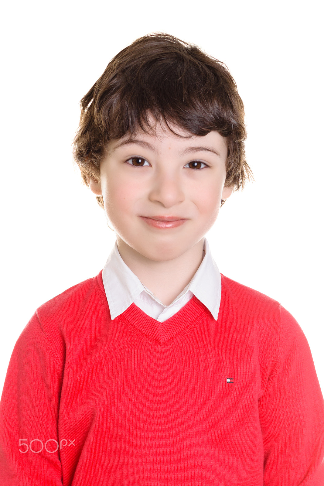 Sony SLT-A77 + Sony DT 35mm F1.8 SAM sample photo. Portrait of a boy on a white background. photography