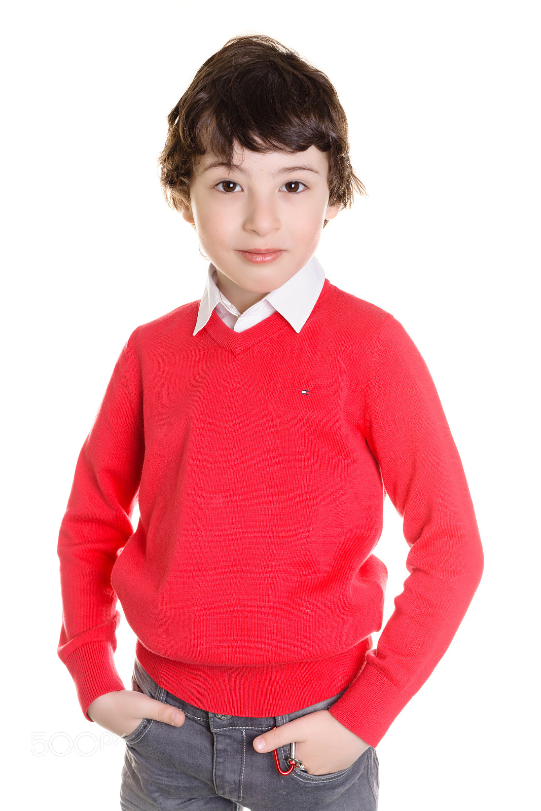 Sony SLT-A77 + Sony DT 35mm F1.8 SAM sample photo. Portrait of a boy on a white background. photography