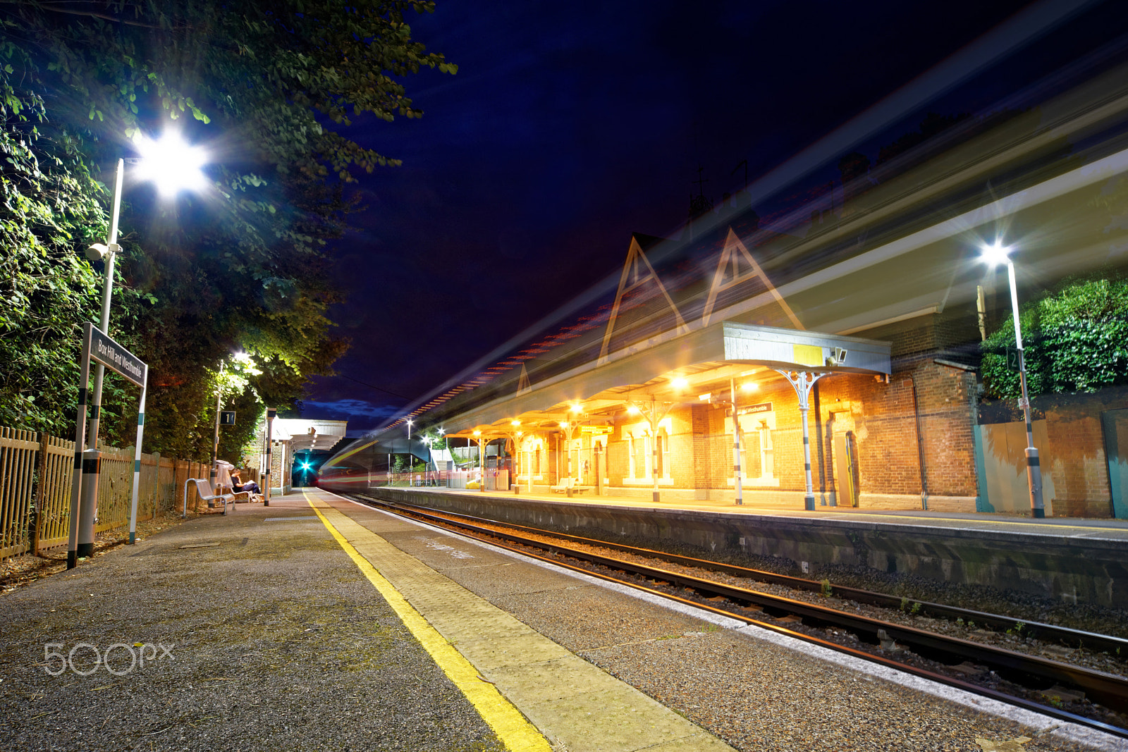 Nikon D750 + Sigma 12-24mm F4.5-5.6 EX DG Aspherical HSM sample photo. Box hill by night photography