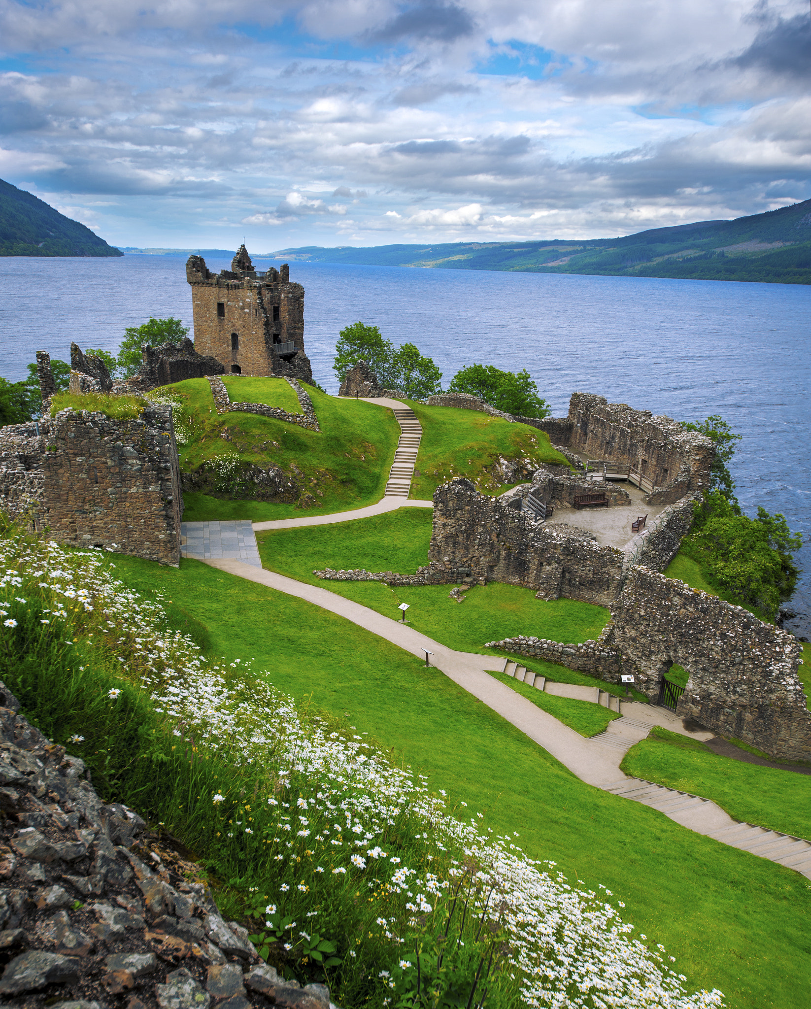 Nikon D610 + Sigma 12-24mm F4.5-5.6 II DG HSM sample photo. Castle on the loch photography