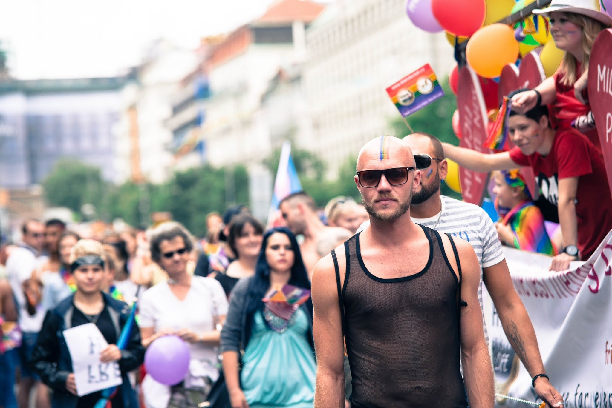Sigma 70-200mm F2.8 EX DG Macro HSM II sample photo. Prague pride 2016 photography