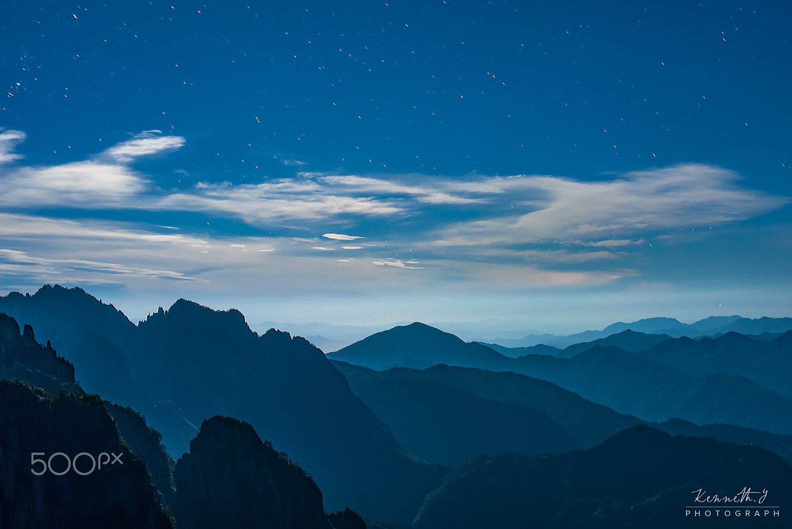 Nikon D810 + ZEISS Otus 55mm F1.4 sample photo. Mountain in the night photography