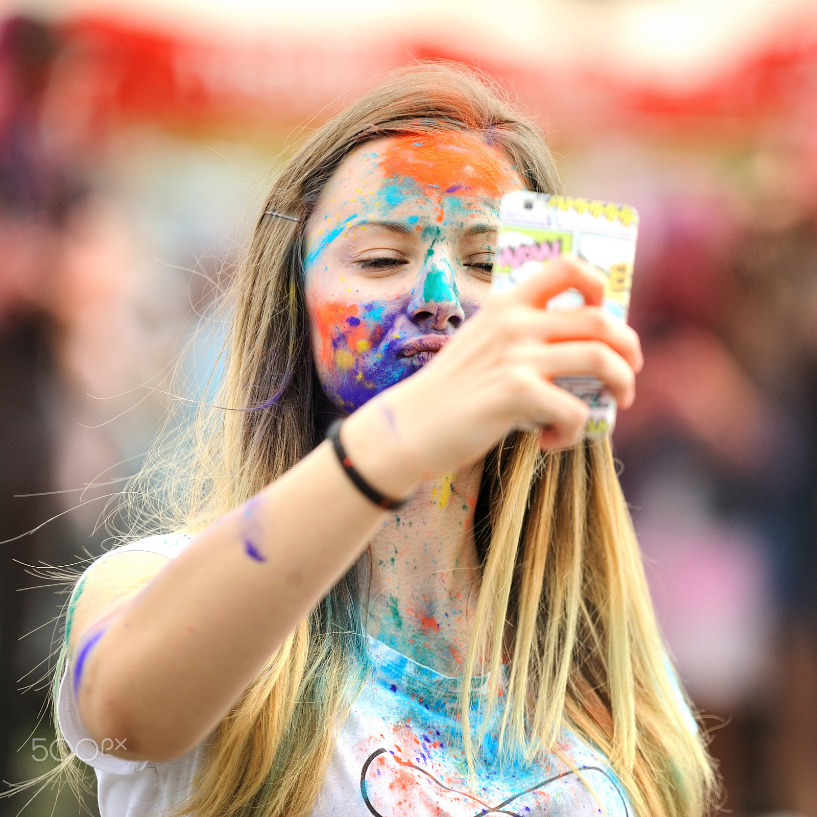 Nikon D3 + Sigma APO 100-300mm F4 EX IF HSM sample photo. Festival of colors photography
