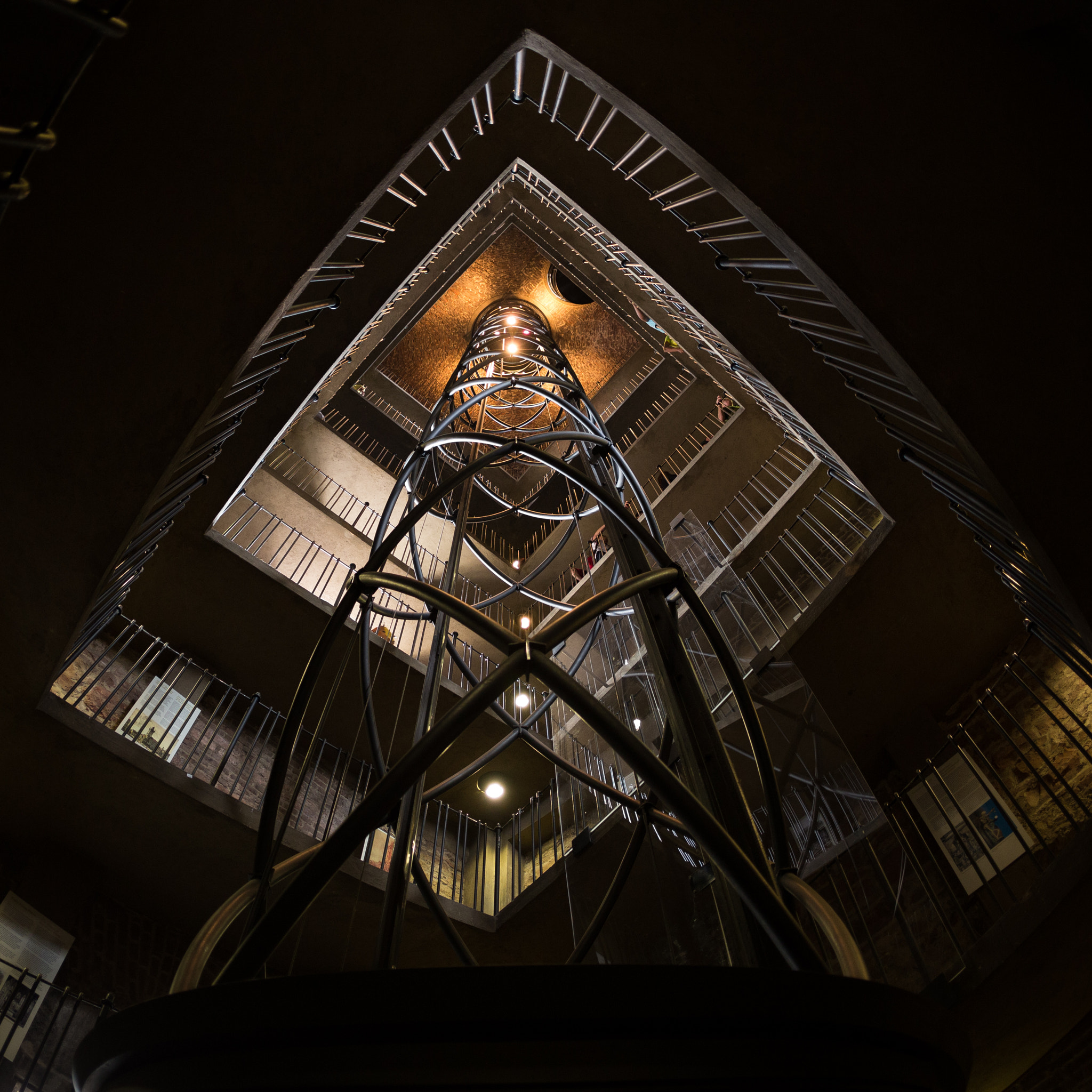 Canon EOS 6D + Canon EF 15mm F2.8 Fisheye sample photo. Climbing the tower photography