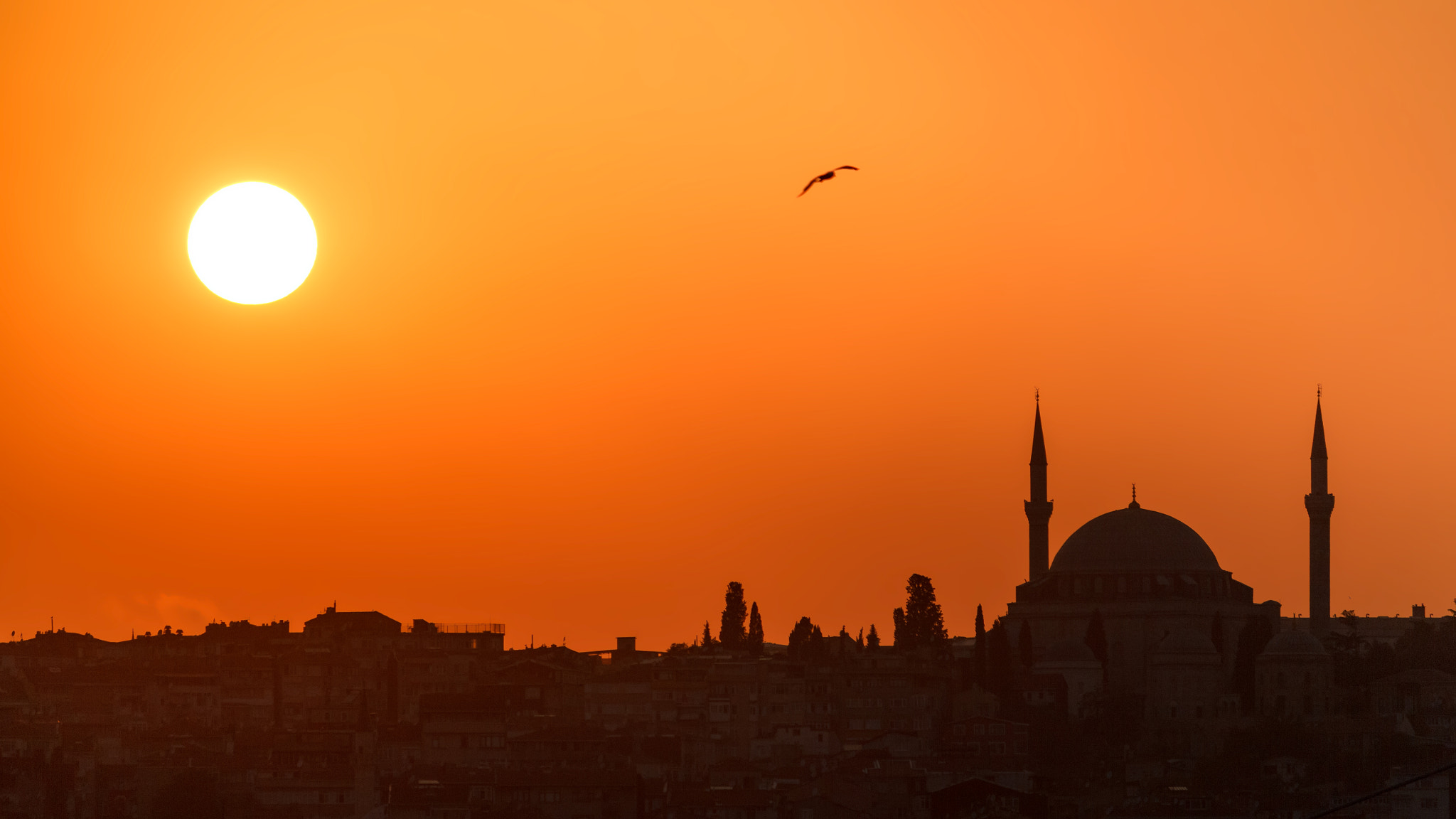 Canon EF-S 55-250mm F4-5.6 IS STM sample photo. Istanbul sunset photography