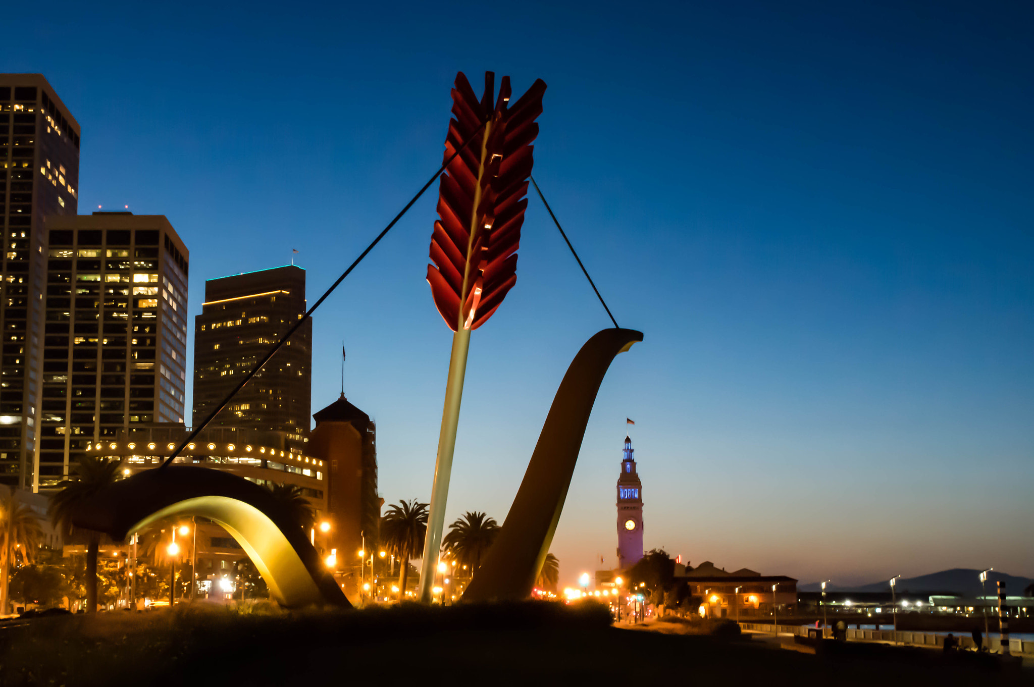 Pentax K-3 II sample photo. Cupid's span at night photography