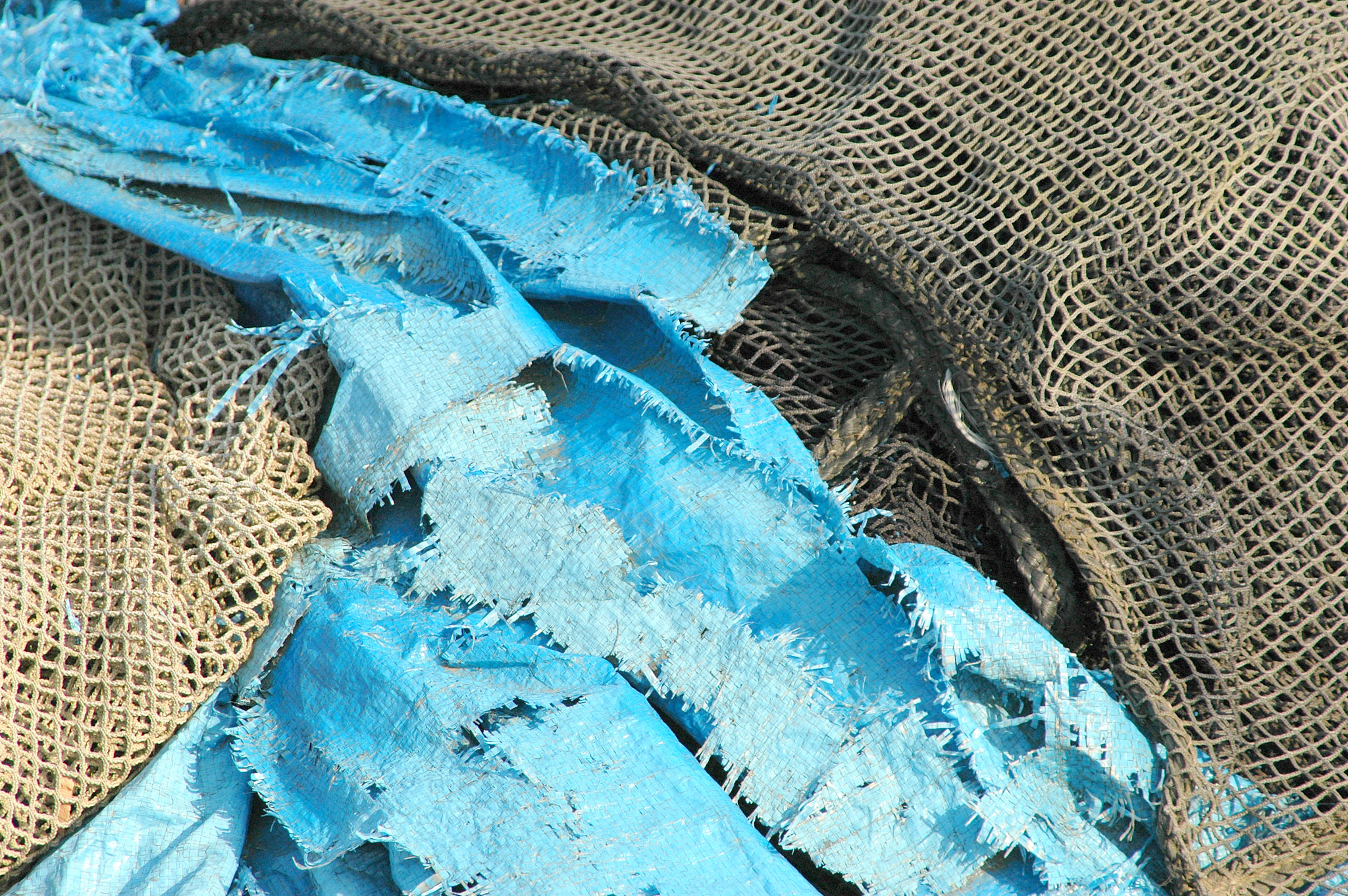Nikon D70 sample photo. Fishing nets. photography