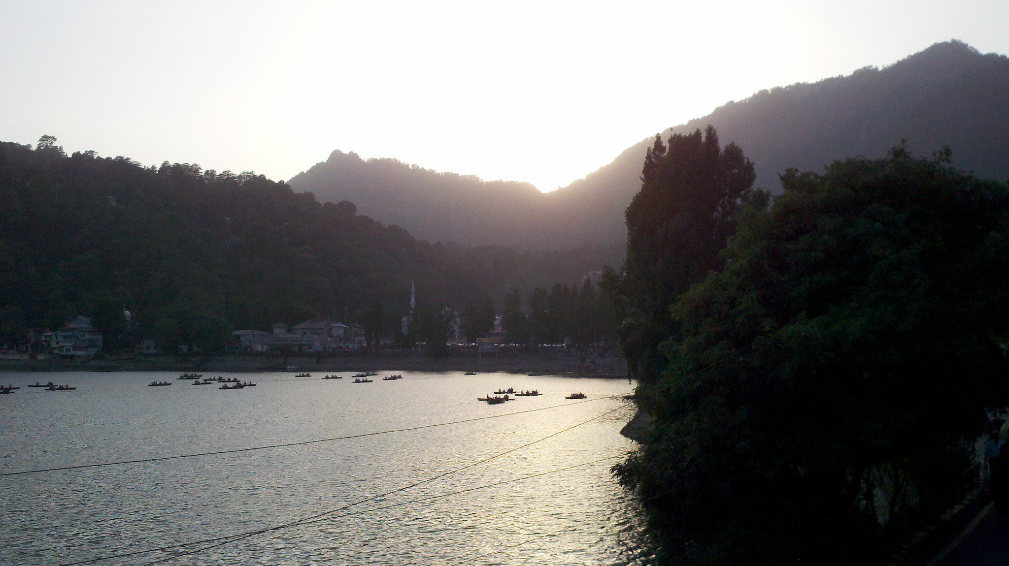 Motorola Droid II sample photo. Sunset in nainital photography