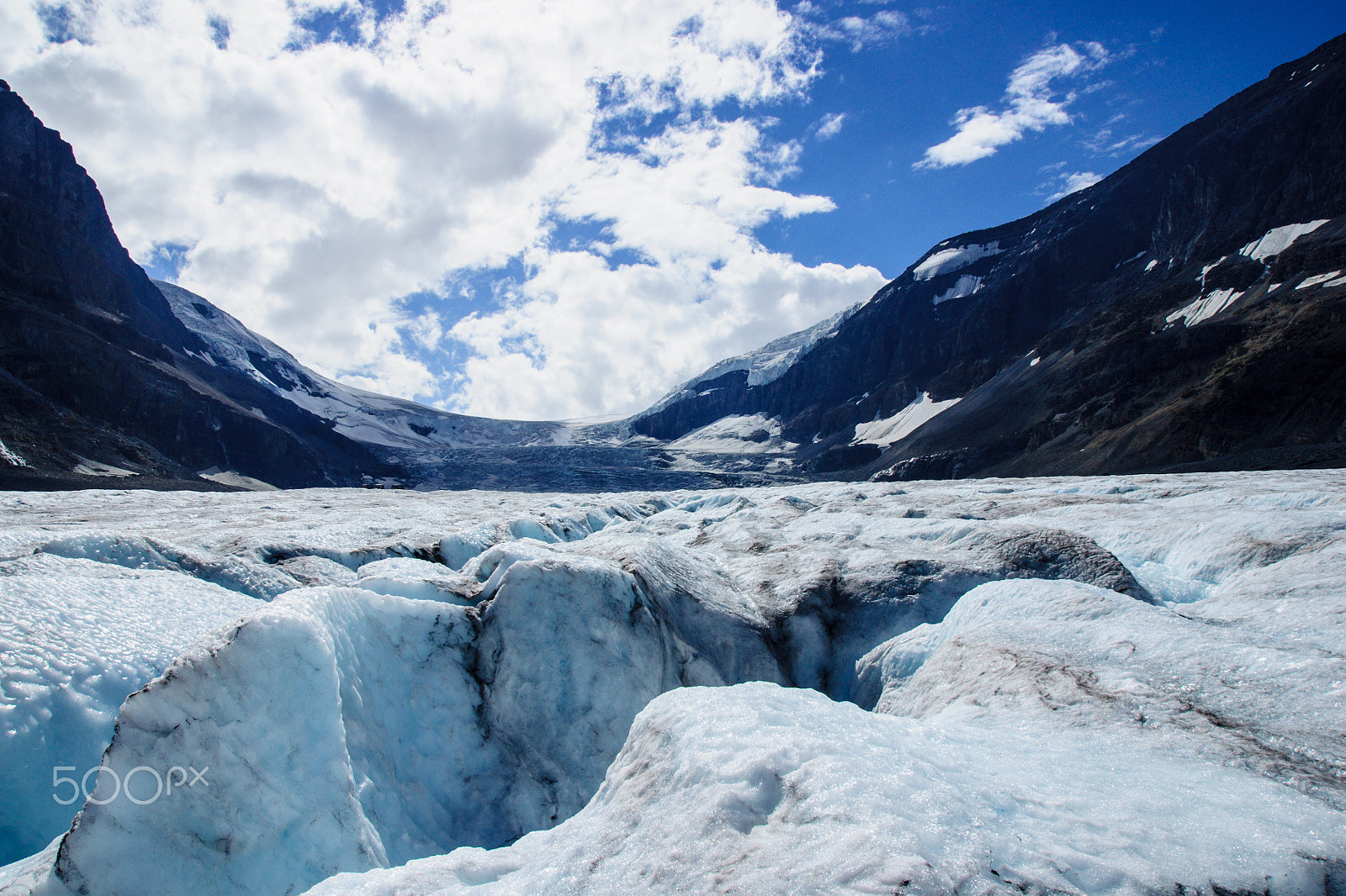 Sony Alpha DSLR-A700 sample photo. Athabasca glacier photography