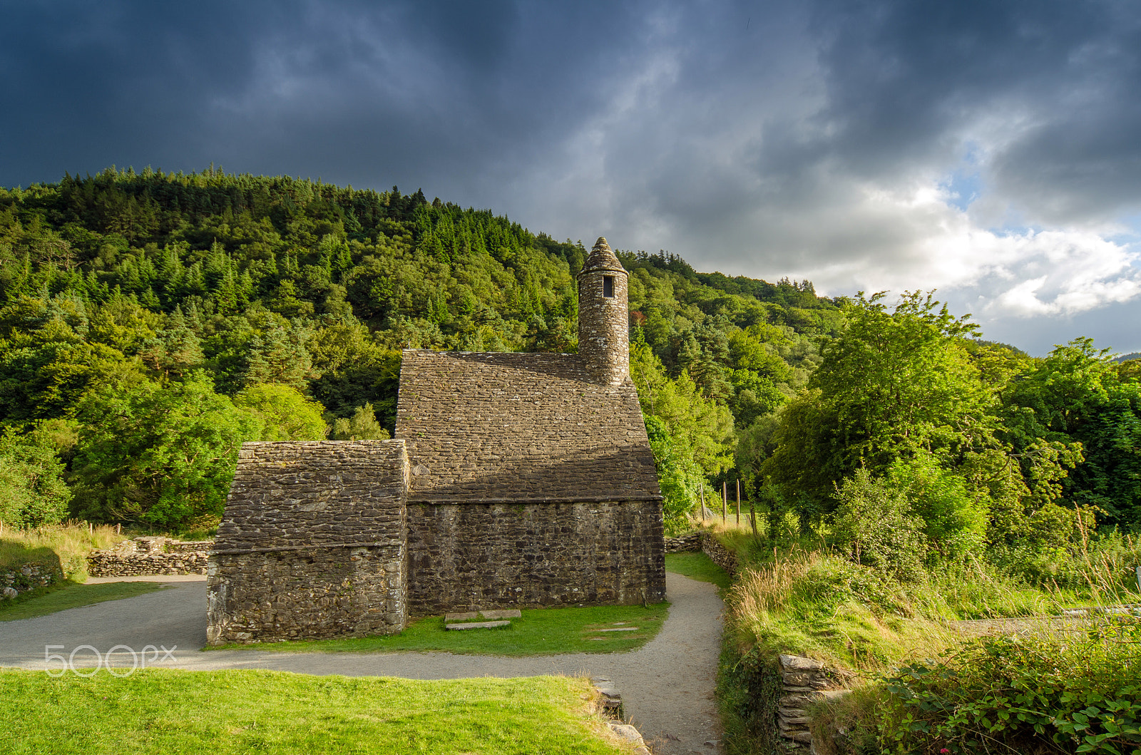 Nikon D7000 + Sigma 12-24mm F4.5-5.6 EX DG Aspherical HSM sample photo. Saint kevin's church glendalough photography