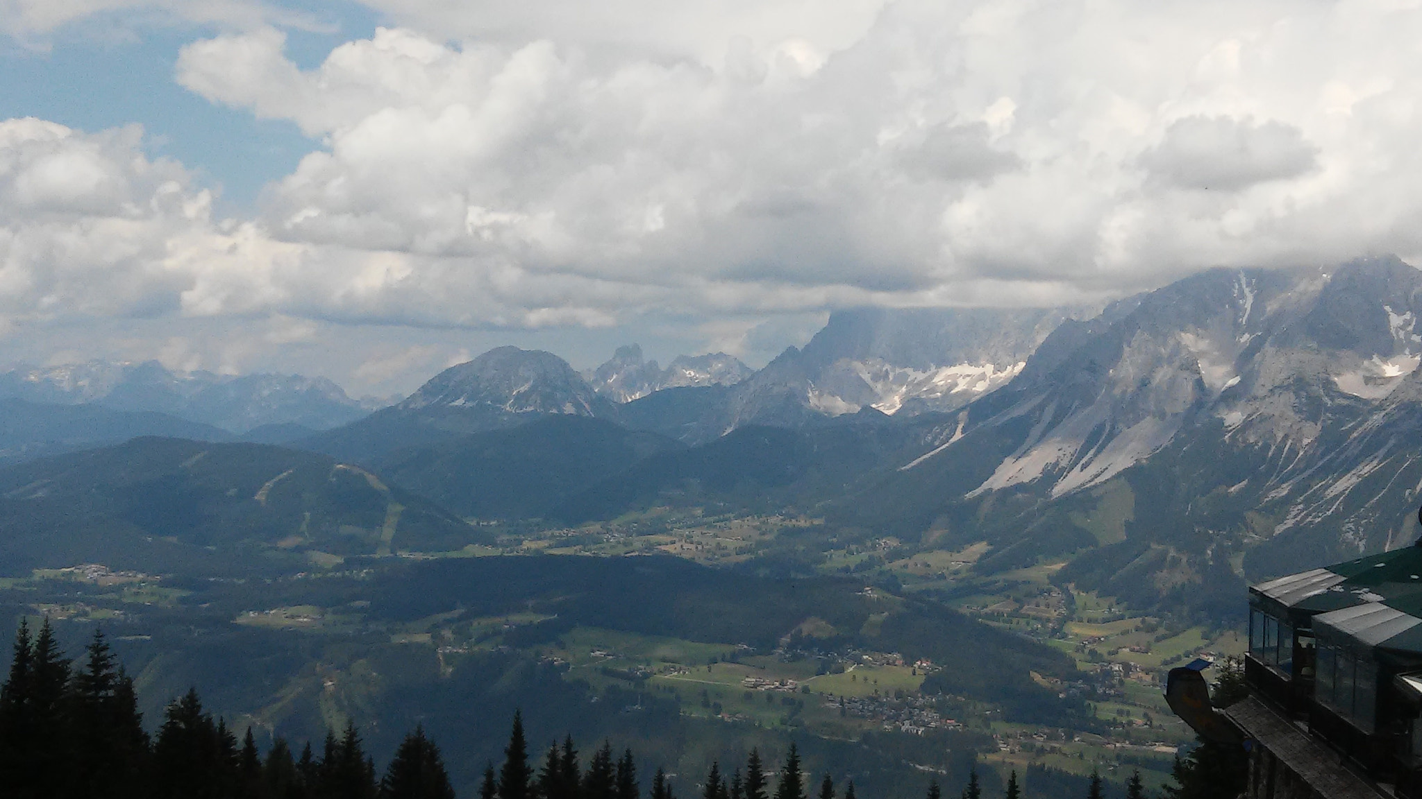 LG D410 sample photo. Mountain with blue sky and clouds photography