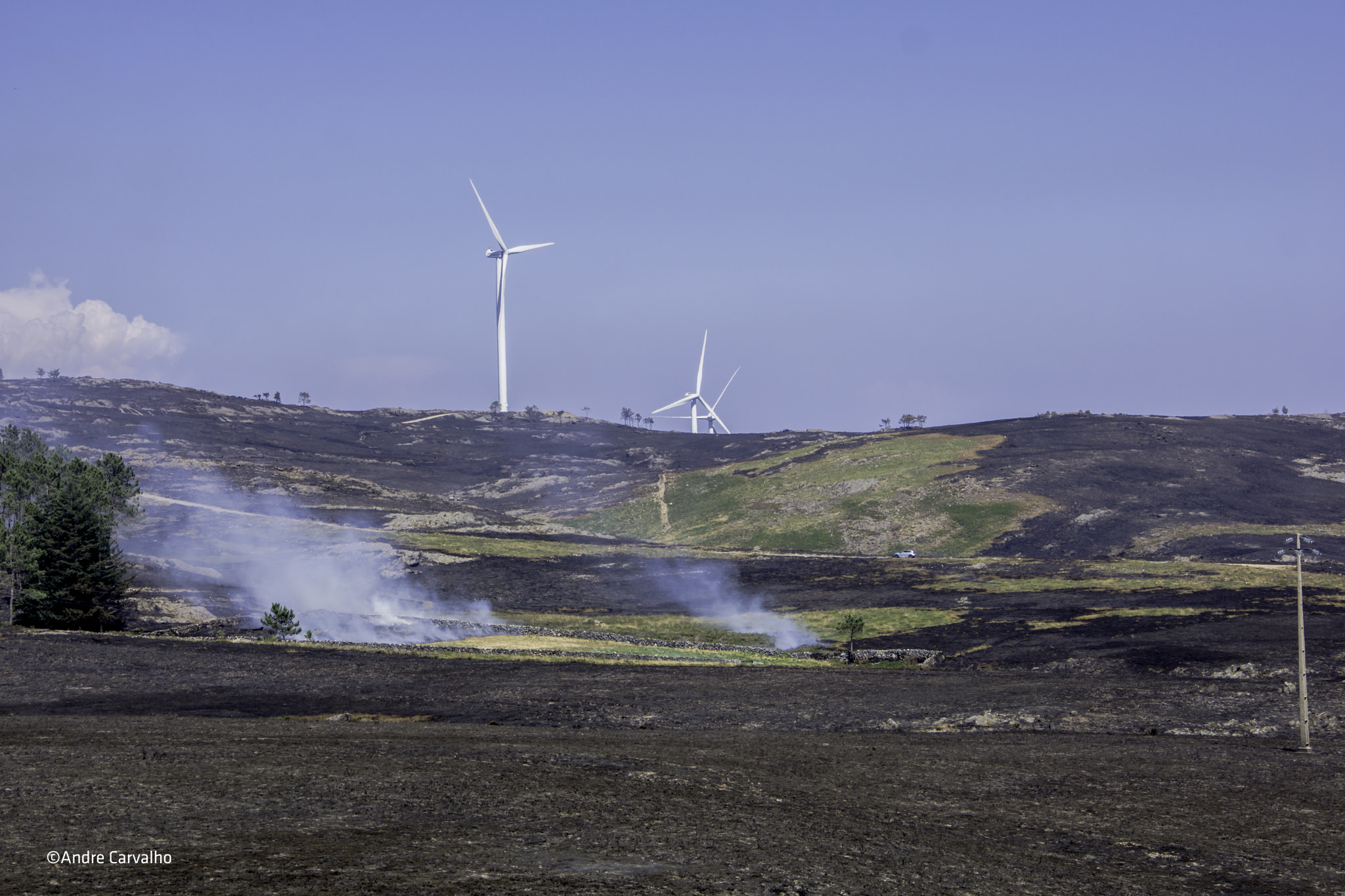 24-240mm F3.5-6.3 OSS sample photo. Portugal fire 2016 photography