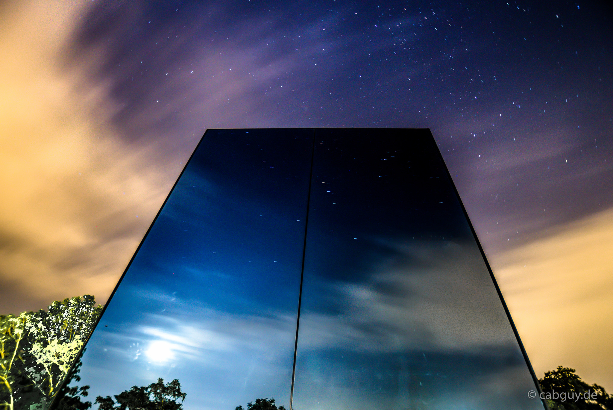 Sony ILCA-77M2 + Sigma 10-20mm F3.5 EX DC HSM sample photo. Nightsky in the mirror photography