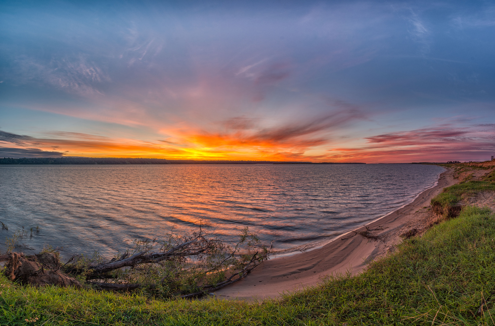 Pentax smc DA 15mm F4 ED AL Limited sample photo. Восход на Северной Двине photography