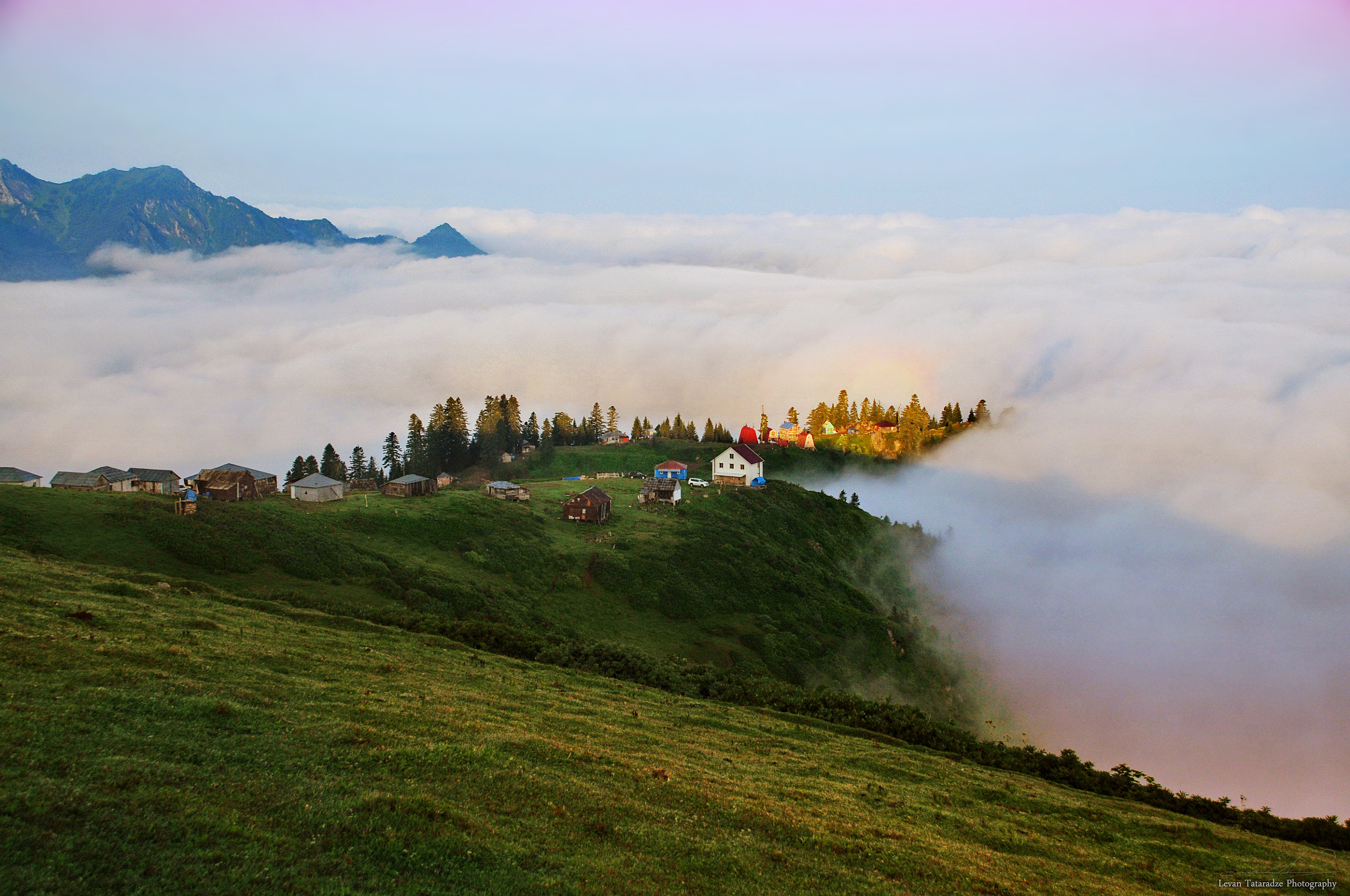 Nikon D300 sample photo. Over the clouds photography