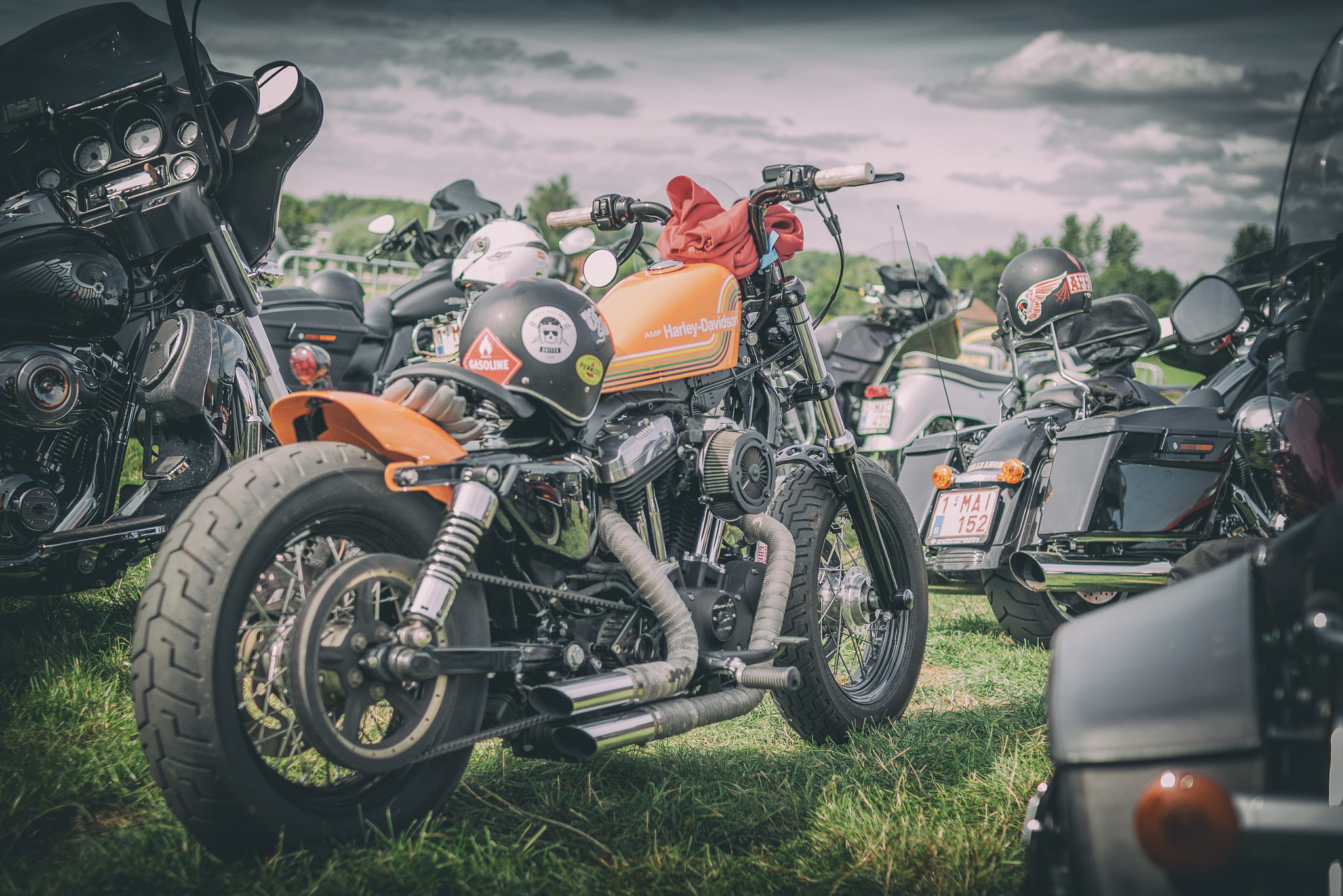 Sigma 30mm F1.4 EX DC HSM sample photo. Harley davidson photography