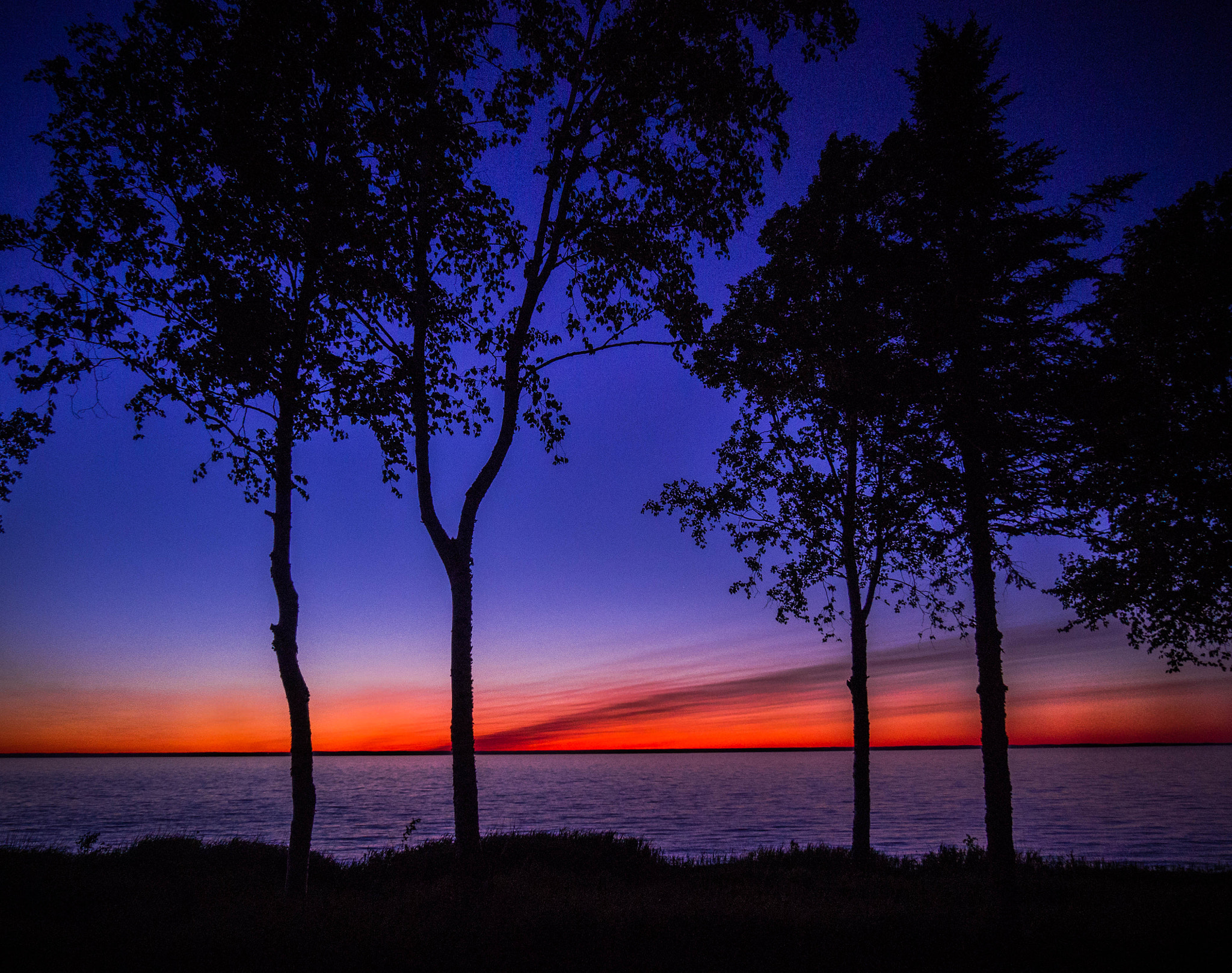 OLYMPUS M.14-150mm F4.0-5.6 II sample photo. Bark point sunset photography