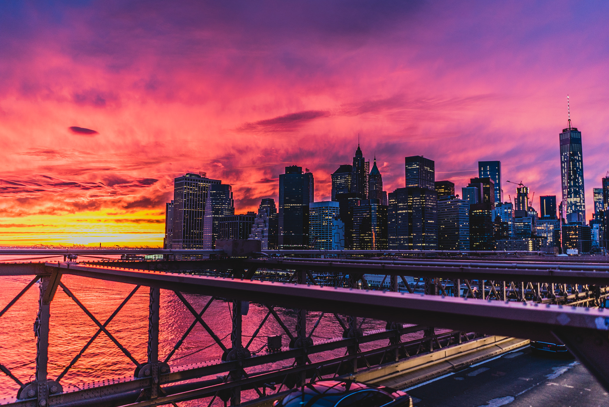 Sony a7S II + Sony FE 28mm F2 sample photo. Brooklyn bridge photography