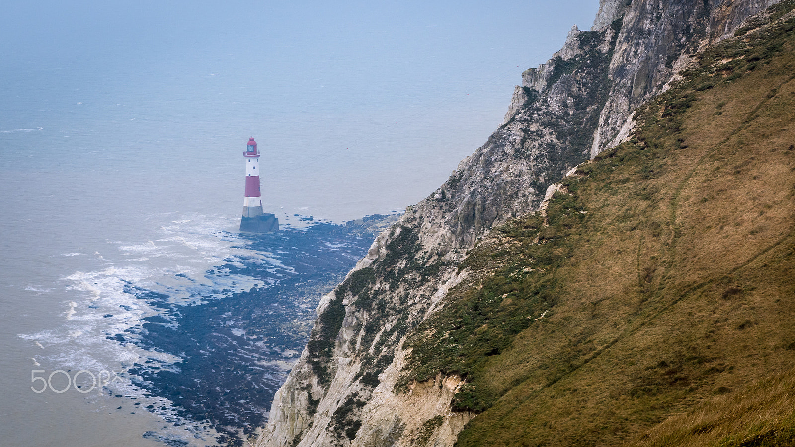 Sony SLT-A55 (SLT-A55V) + Sigma 17-70mm F2.8-4 DC Macro HSM sample photo. Beachy head lighthouse photography