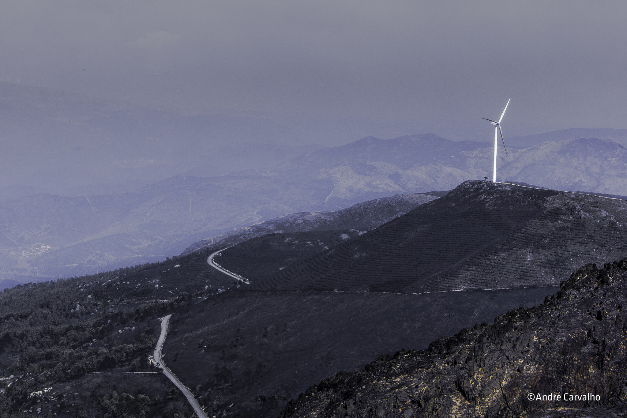 24-240mm F3.5-6.3 OSS sample photo. Serra da freita after fire - portugal photography