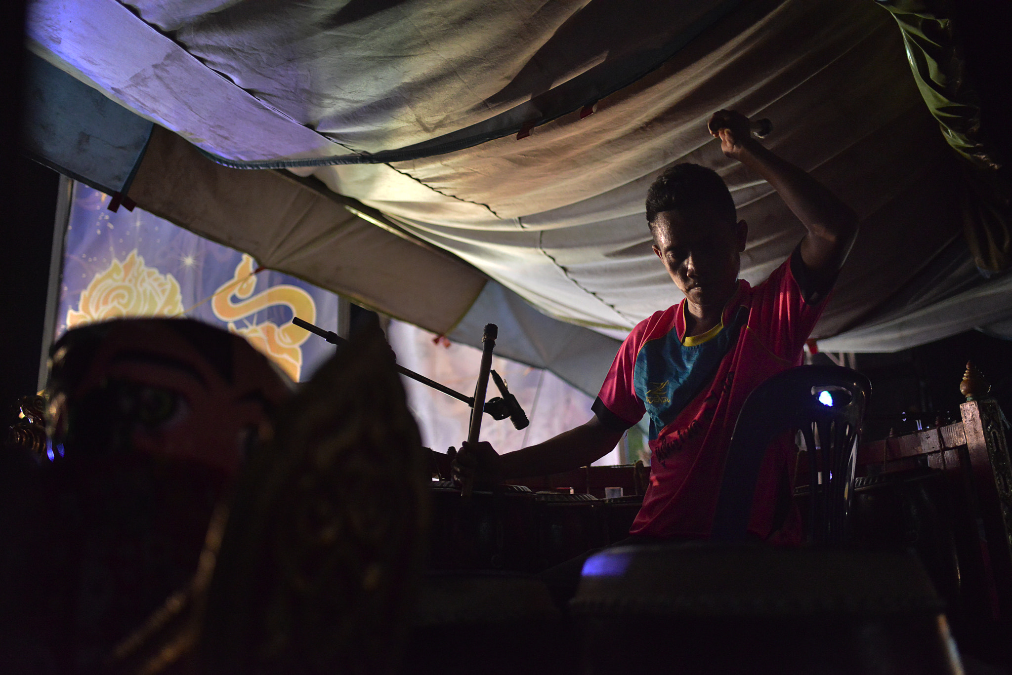 Nikon D800E + Nikon AF-S Nikkor 35mm F1.8G ED sample photo. Thailand’s musical folk drama photography