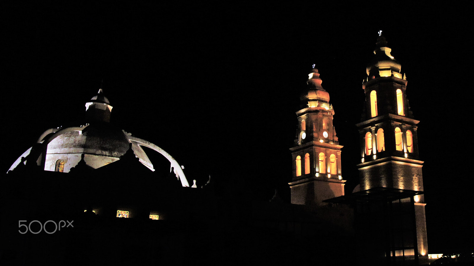 Sony SLT-A55 (SLT-A55V) sample photo. Catedral campeche photography
